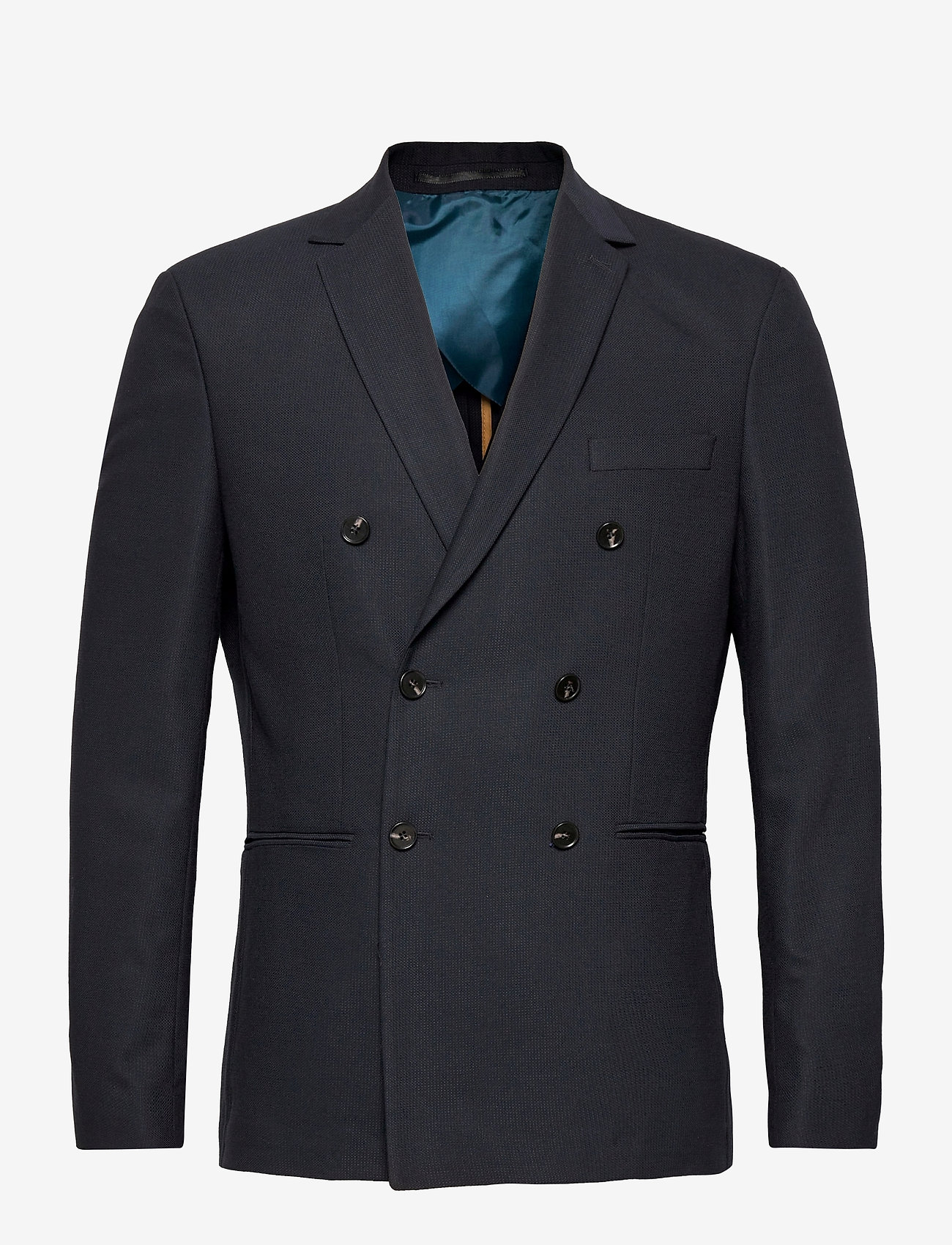 Selected Homme - SLHSLIM-WILL DB DARK BLUE STRUC BLZ B - dark blue - 0