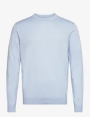 Selected Homme - SLHTOWN MERINO COOLMAX KNIT CREW NOOS - trøjer - cashmere blue - 0