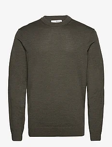 SLHTOWN MERINO COOLMAX KNIT CREW NOOS, Selected Homme