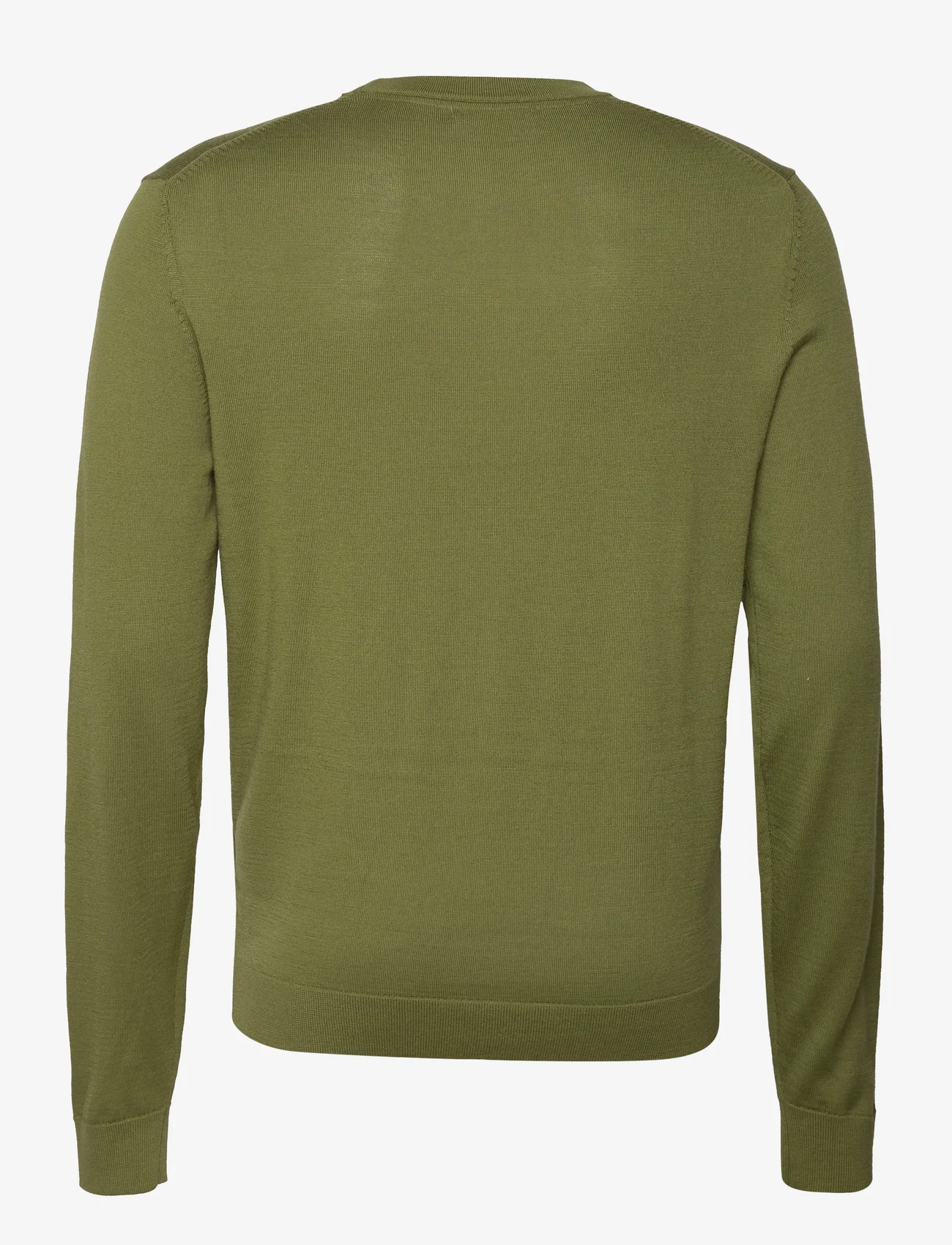 Selected Homme - SLHTOWN MERINO COOLMAX KNIT CREW NOOS - basic knitwear - olive branch - 1