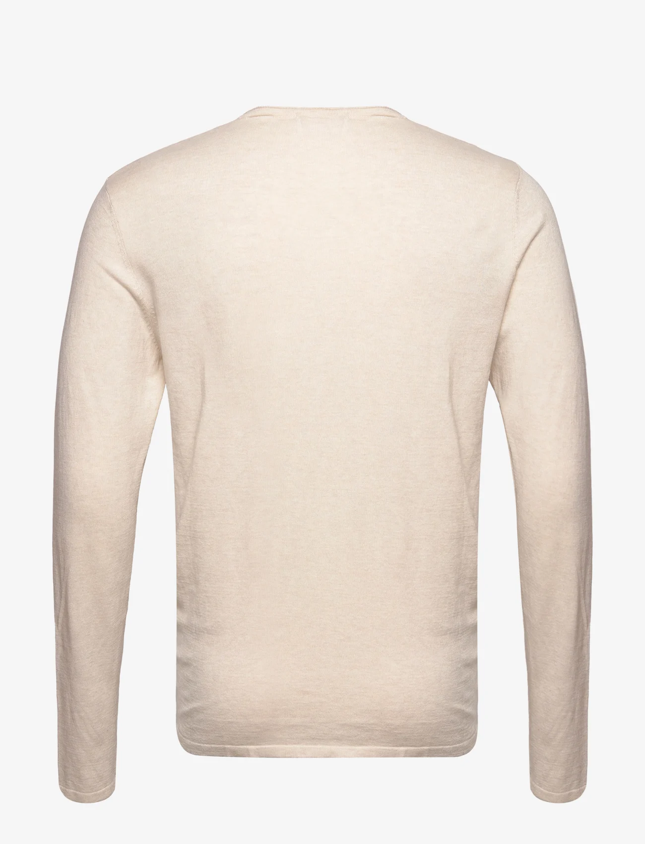 Selected Homme - SLHROME LS KNIT CREW NECK NOOS - rund hals - angora - 1