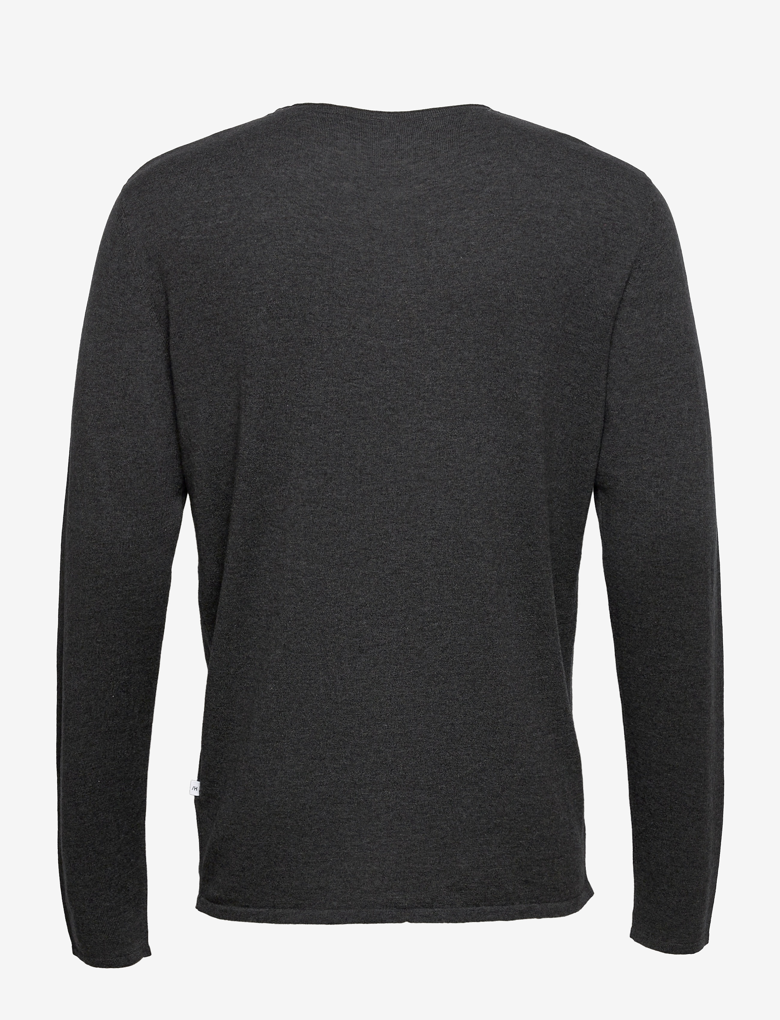 Selected - SLHROME LS KNIT CREW NECK - rund hals - anthracite - 2