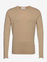 SLHROME LS KNIT CREW NECK NOOS - KELP