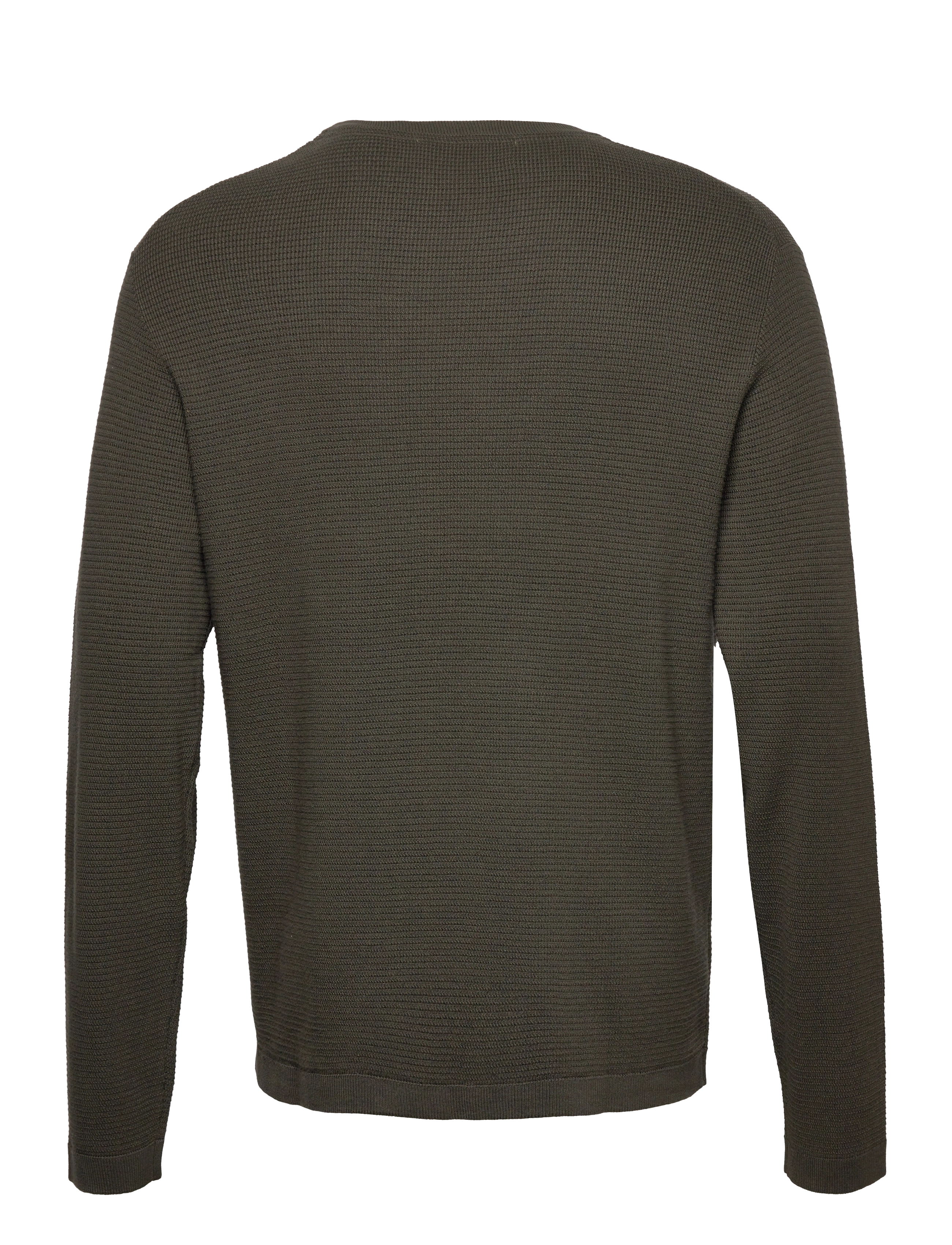 Selected - SLHROCKS LS KNIT CREW NECK W - forest night - 1