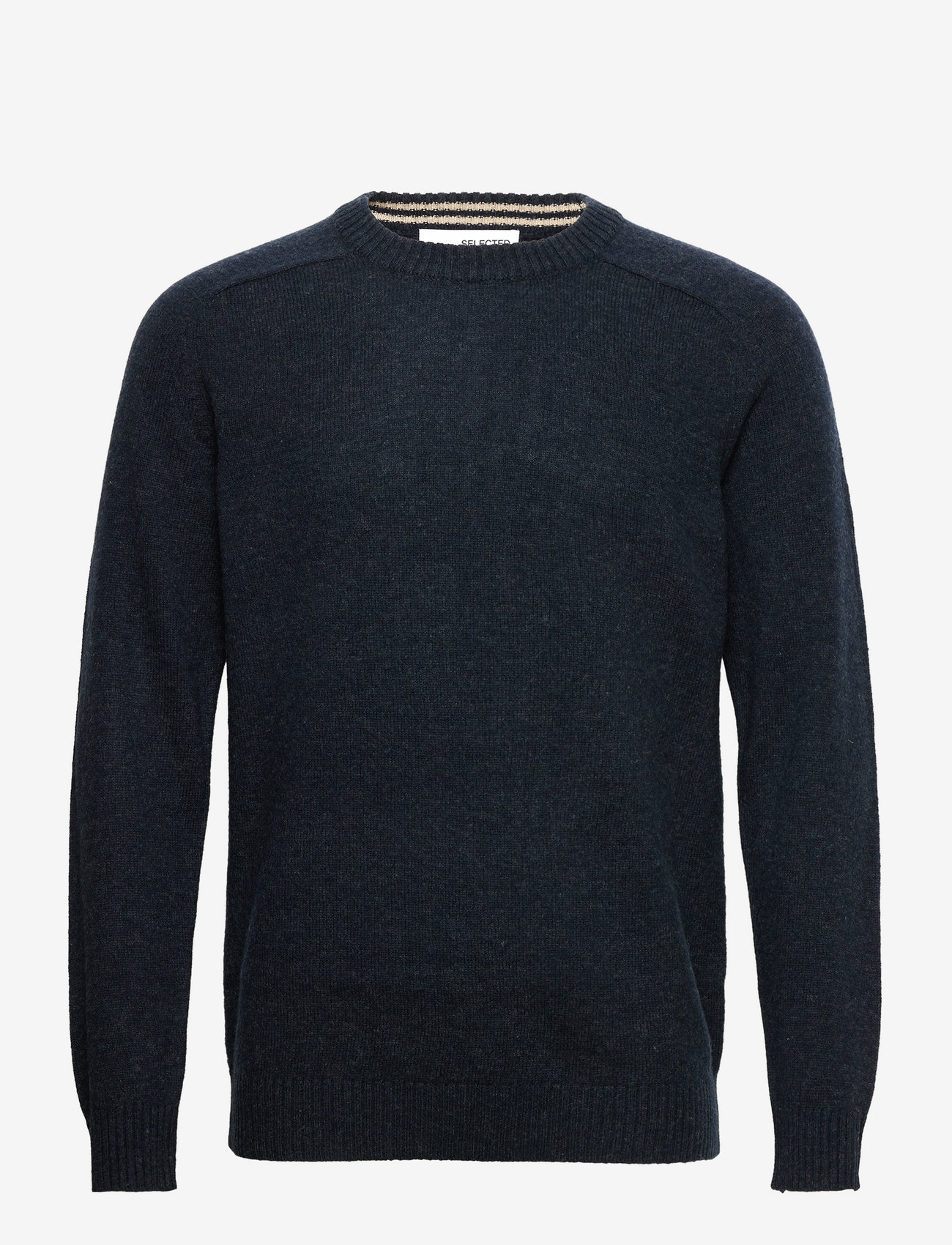 Selected Homme - SLHNEWCOBAN LAMBS WOOL CREW NECK W NOOS - basic-strickmode - dark sapphire - 0