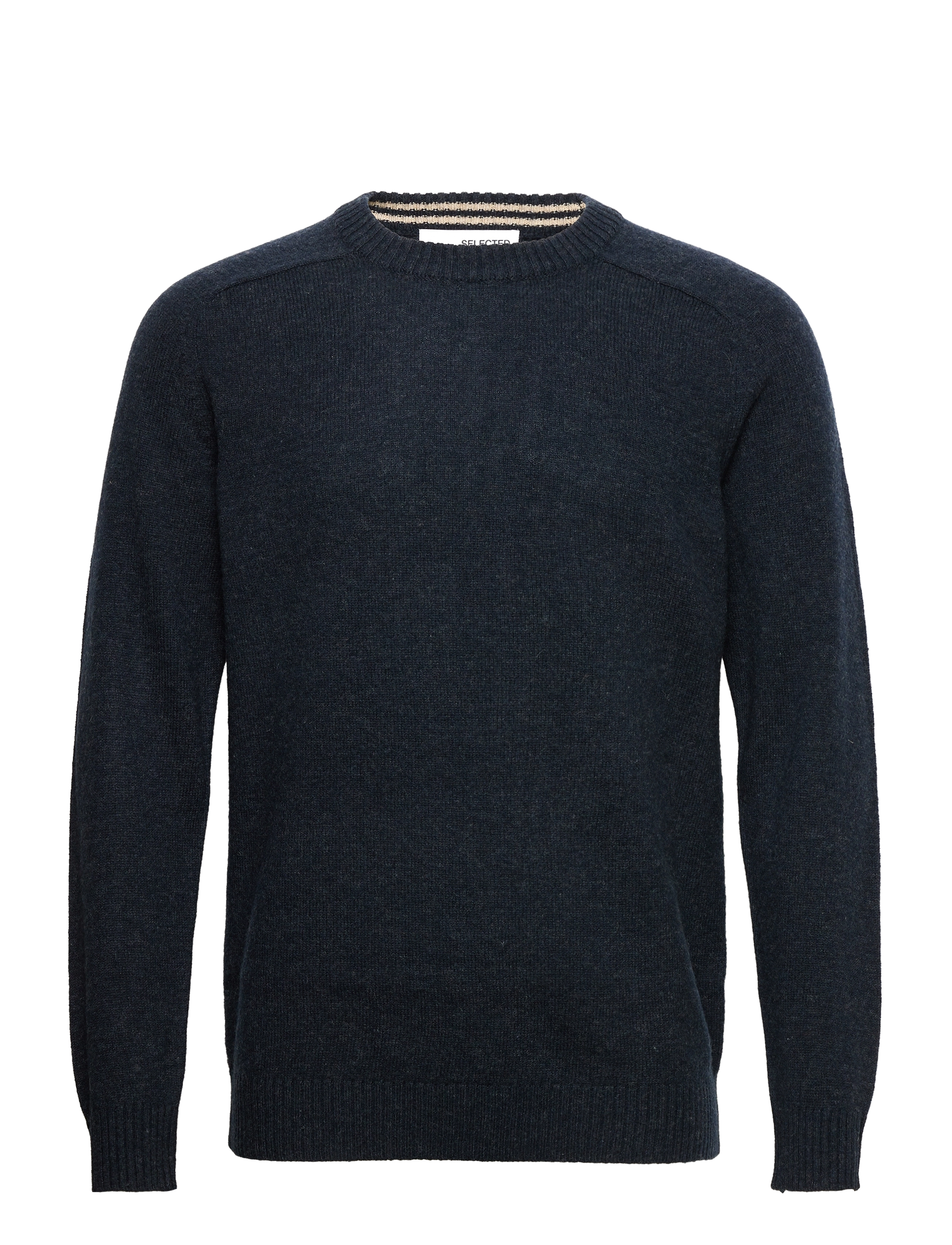 Selected - SLHNEWCOBAN LAMBS WOOL CREW NECK W NOOS - dark sapphire - 1