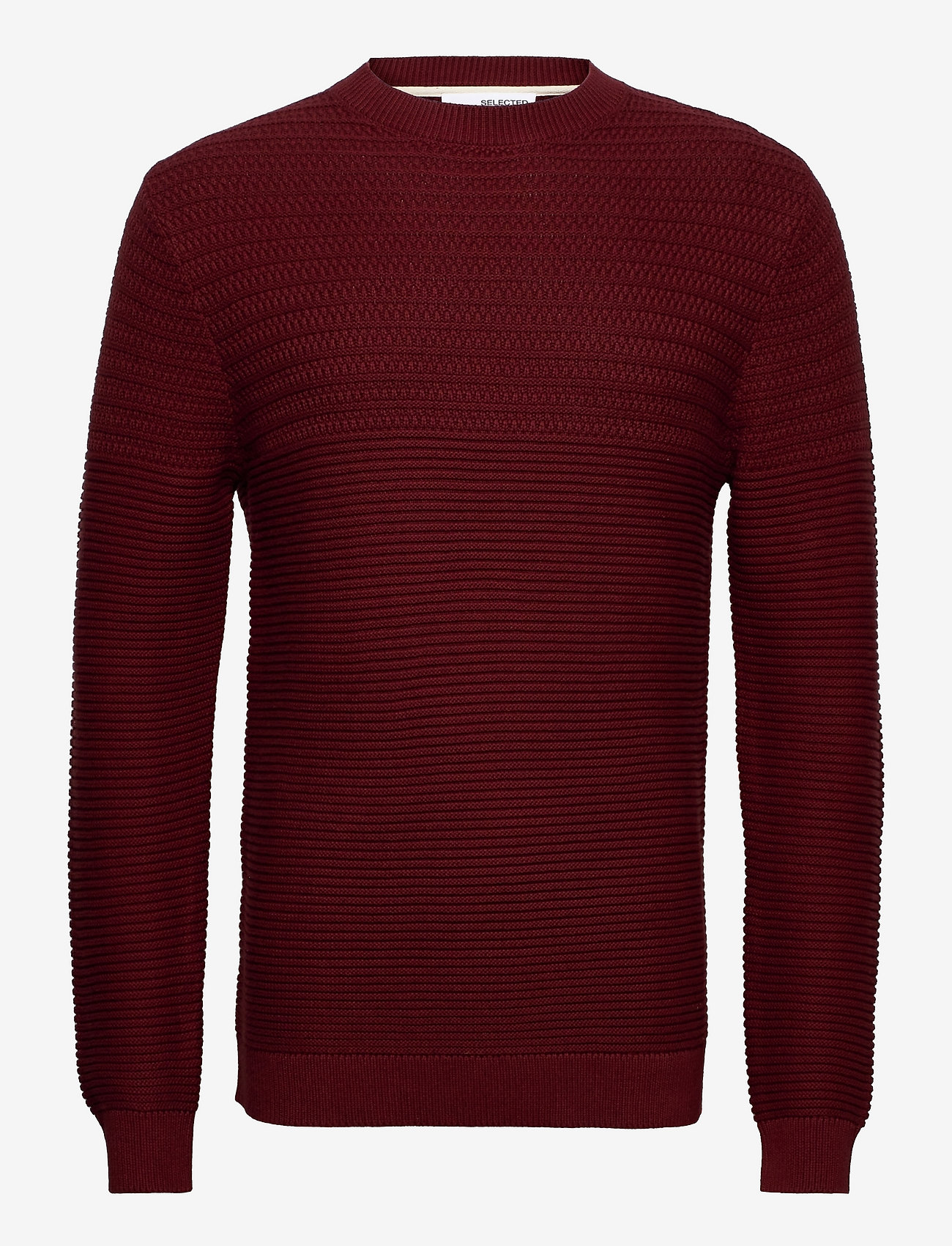 Selected - SLHCONRAD LS CREW NECK W - bitter chocolate - 0
