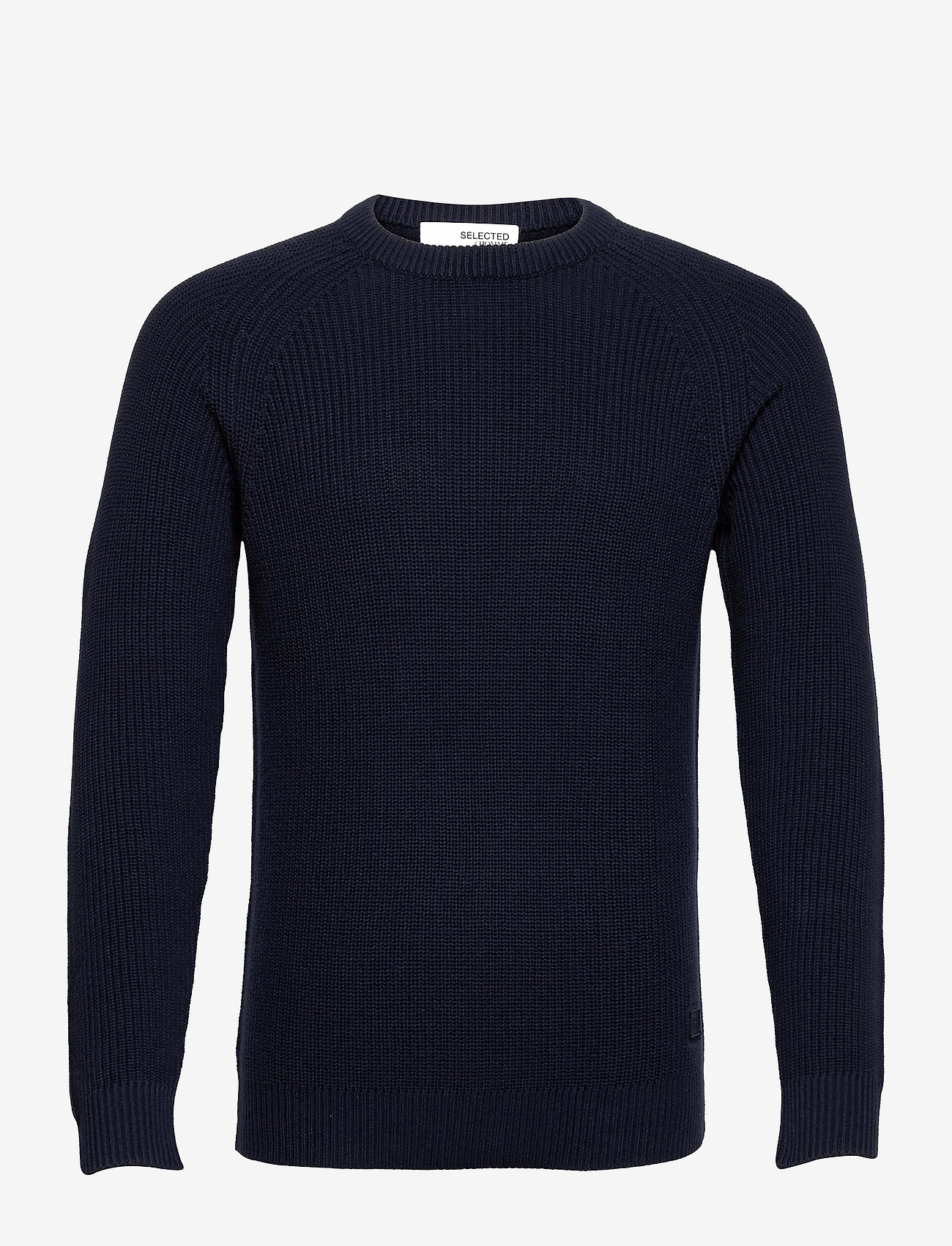 Selected Homme - SLHIRVEN LS KNIT CREW W - navy blazer - 0