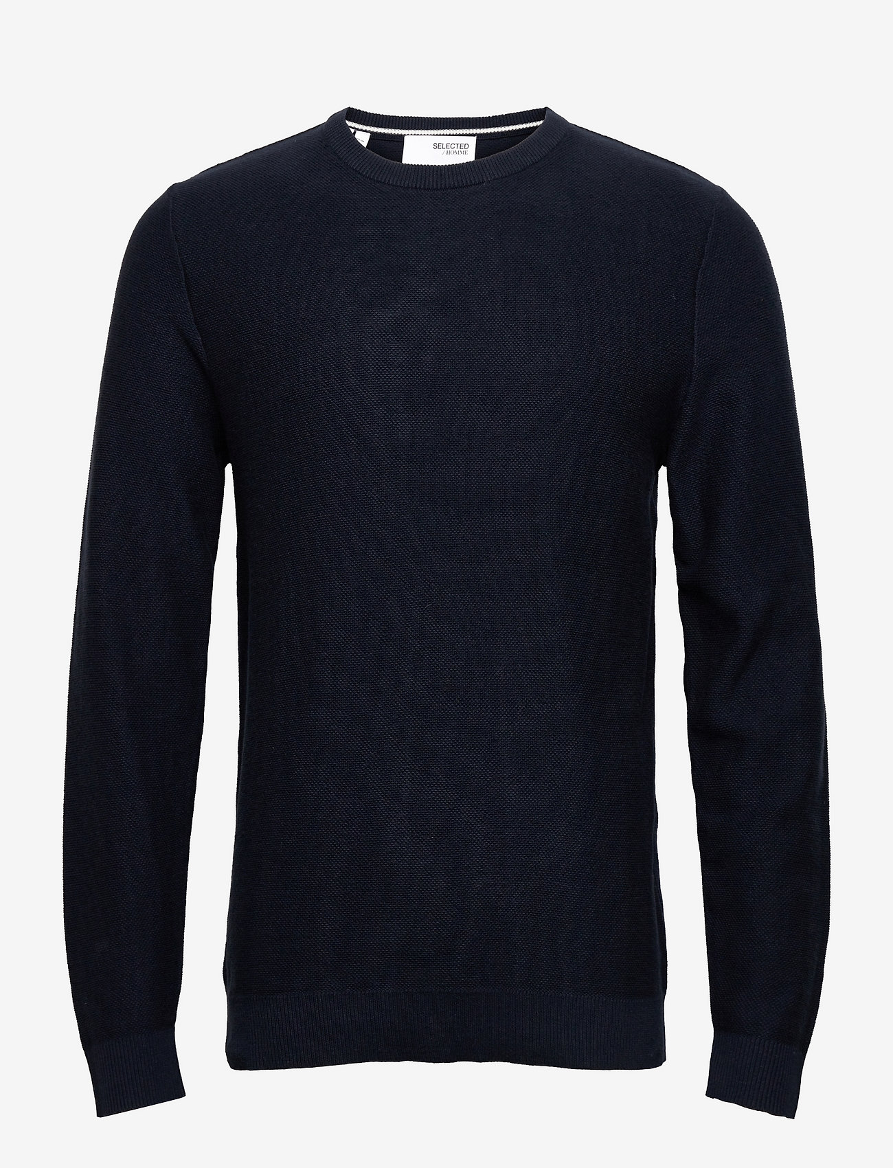 Selected Homme - SLHBRENT LS KNIT CREW NECK M - dark sapphire - 0