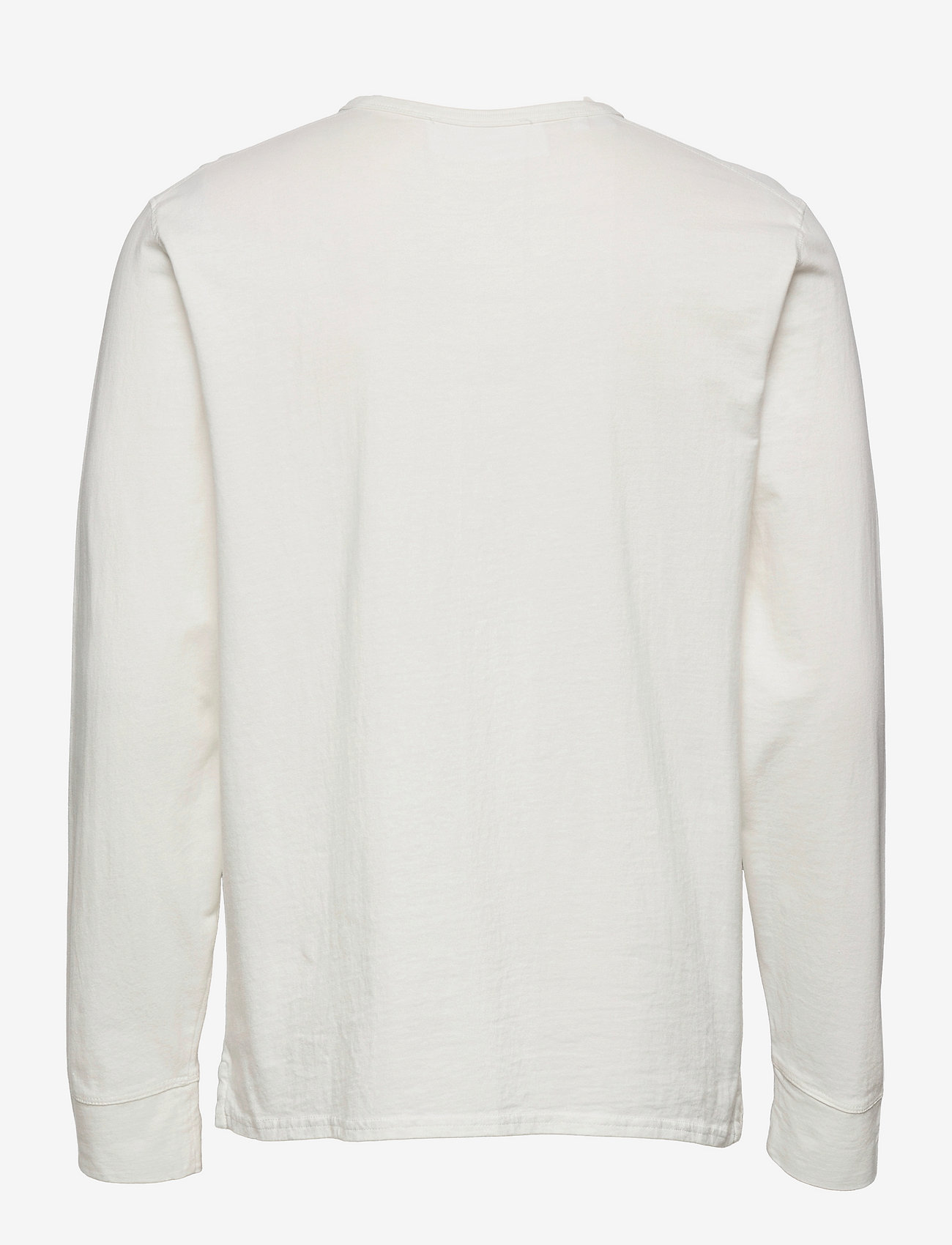 Selected Homme - SLHBAKER LS SPLIT NECK TEE U - egret - 1