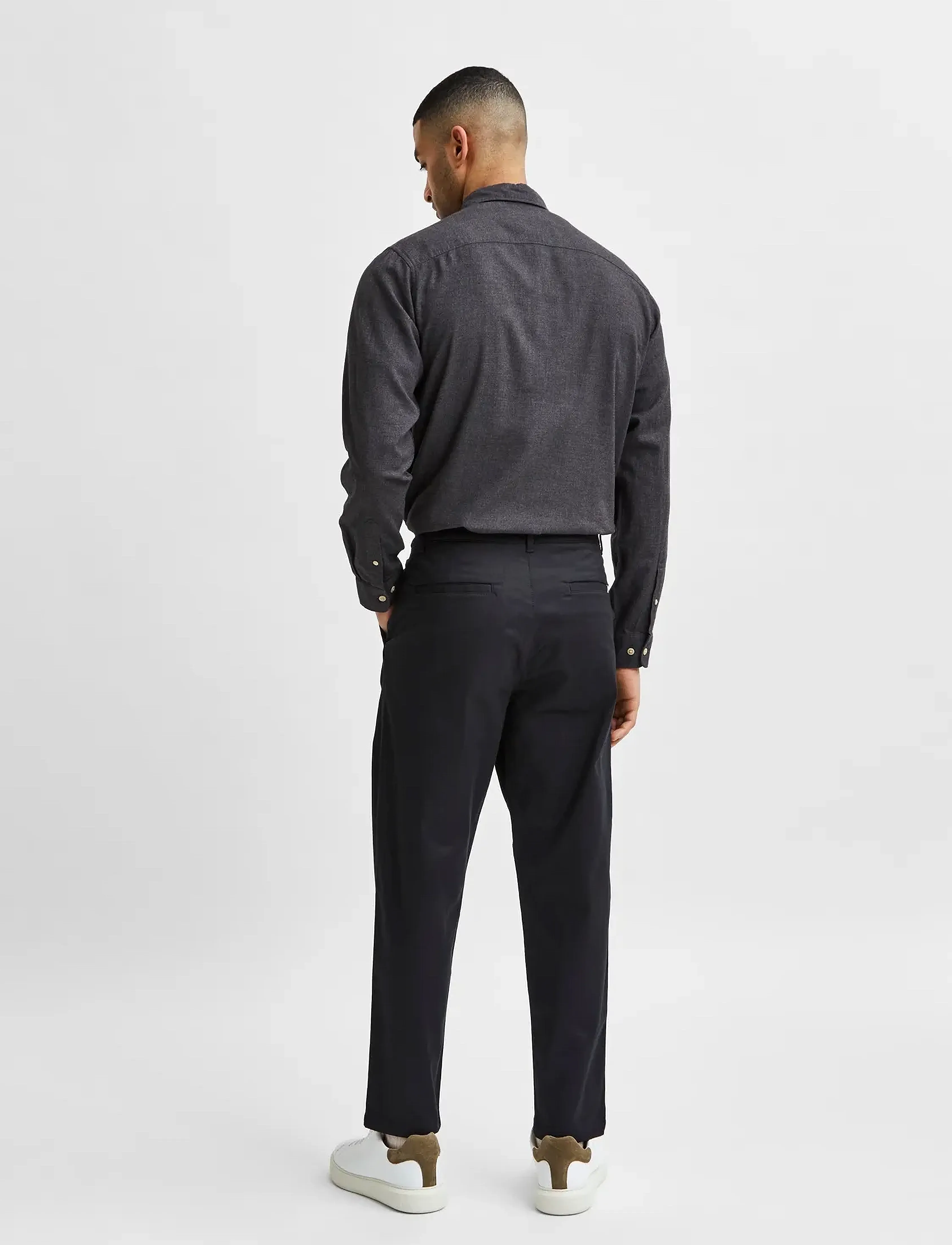 Selected - SLHSLIMTAPE-REPTON 172 FLEX PANTS - black - 3