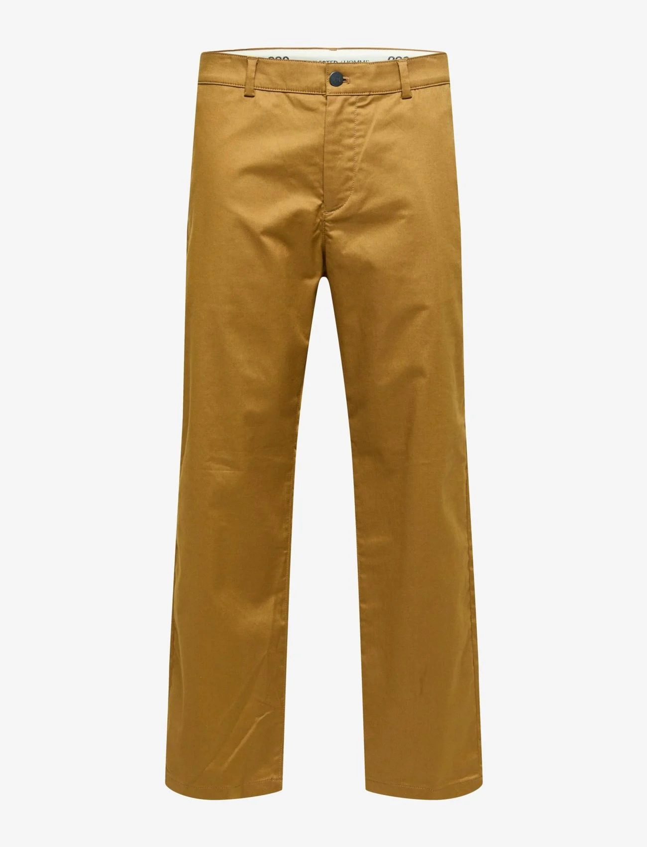 Selected Homme - SLHLOOSE-SALFORD 220 FLEX PANTS W NOOS - chinos - breen - 0