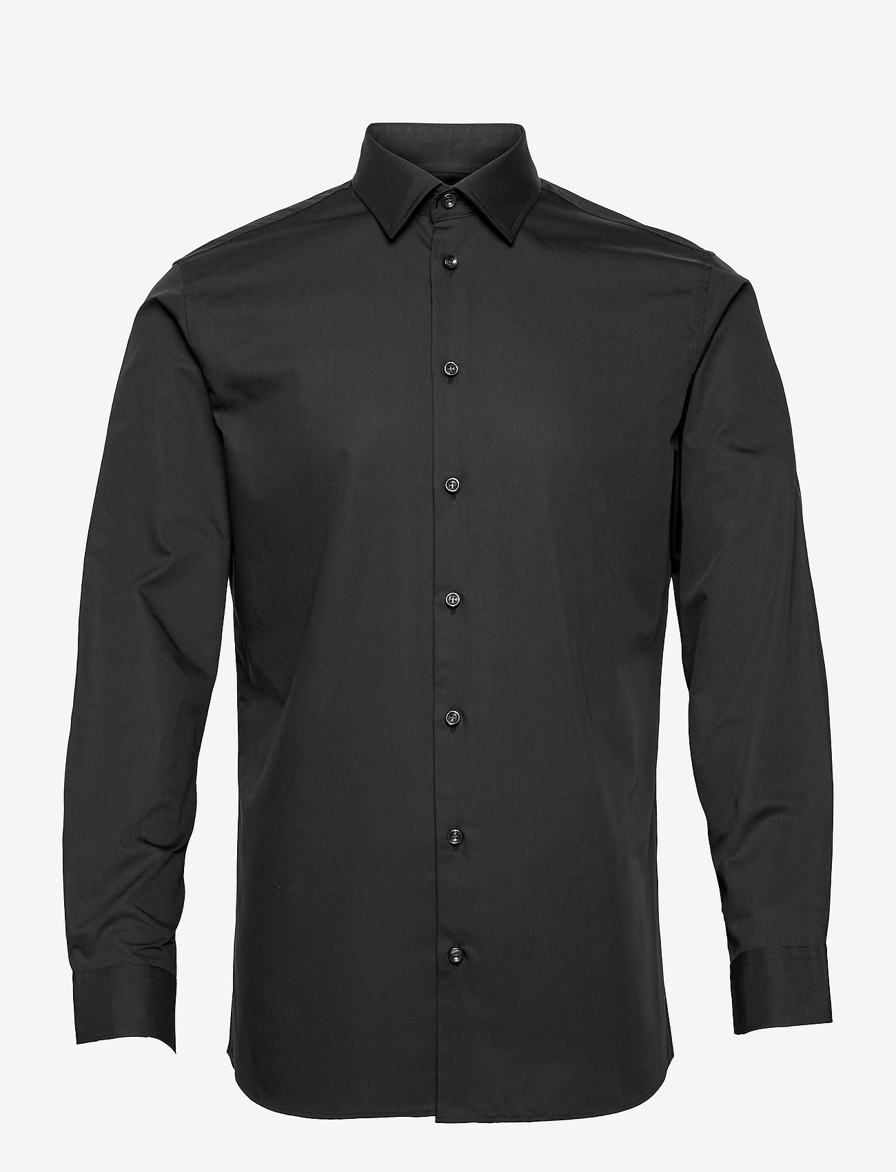 Selected Homme - SLHSLIMETHAN SHIRT LS CLASSIC NOOS - basic shirts - black - 0