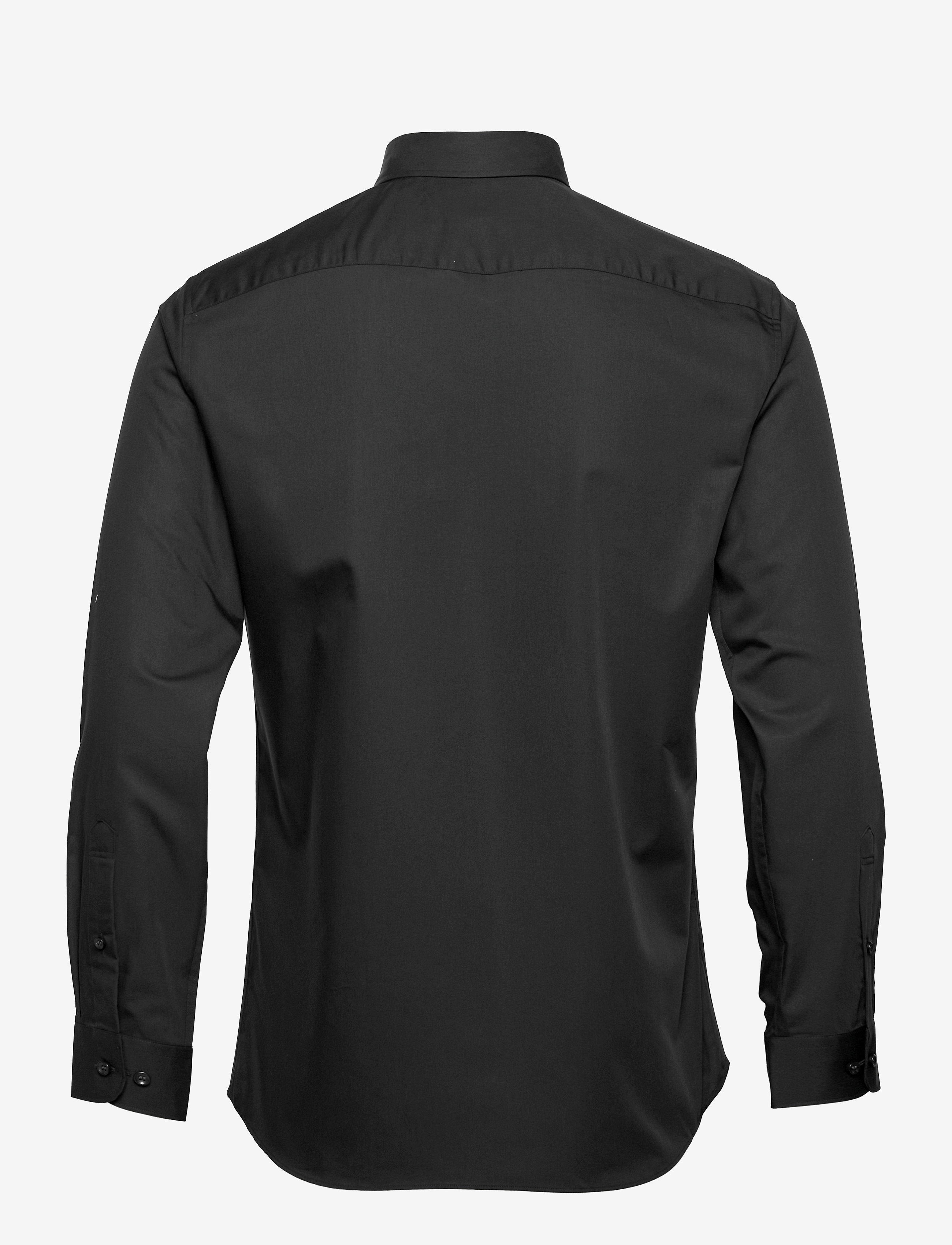 Selected - SLMSLIMFILIP ETHAN SHIRT LS CLASSIC NOOS - casual skjorter - black - 2