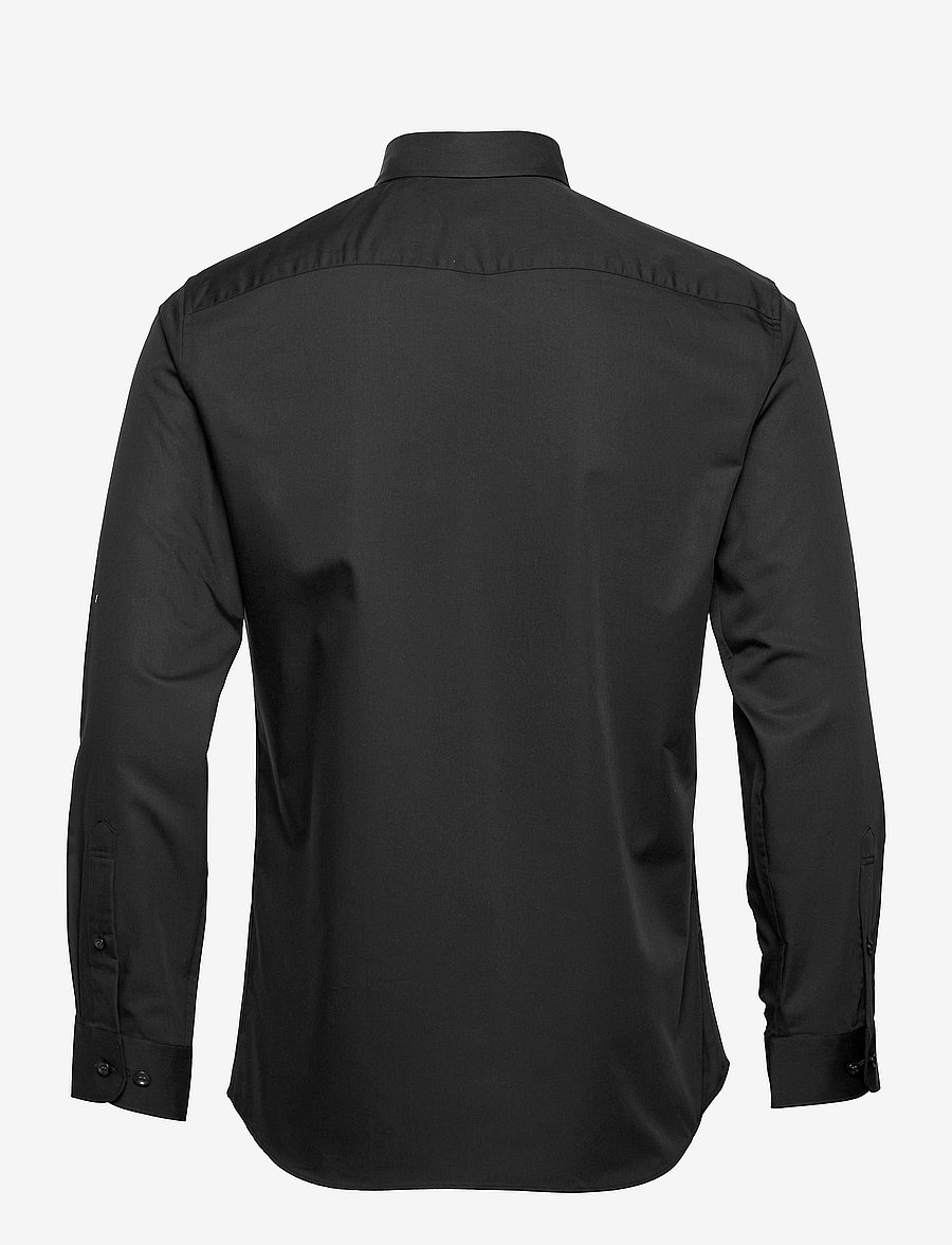 Selected - SLMSLIMFILIP ETHAN SHIRT LS CLASSIC NOOS - casual skjorter - black - 2