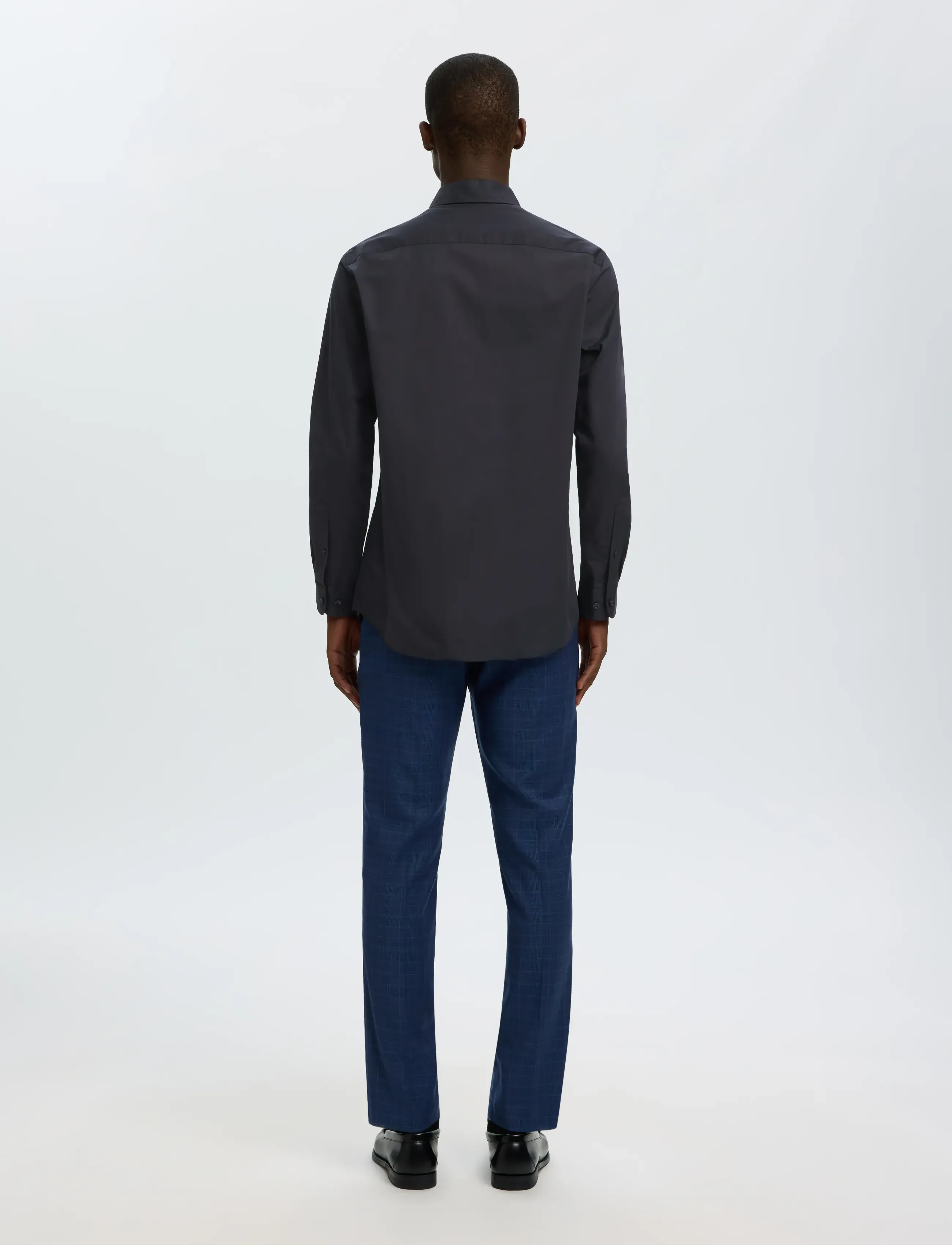 Selected - SLMSLIMFILIP ETHAN SHIRT LS CLASSIC NOOS - casual skjorter - black - 3