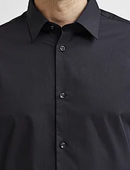 Selected Homme - SLHSLIMETHAN SHIRT LS CLASSIC NOOS - basic shirts - black - 6