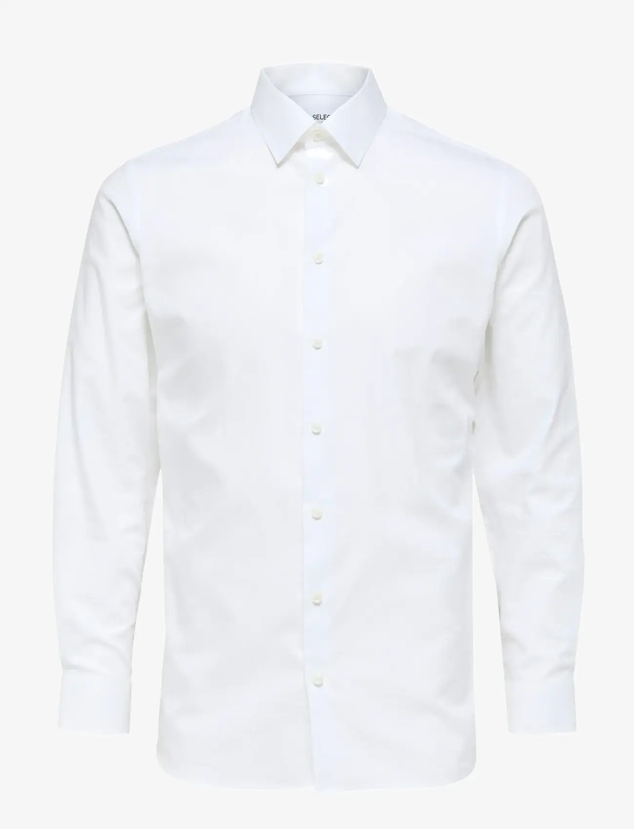 Selected - SLMSLIMFILIP ETHAN SHIRT LS CLASSIC NOOS - casual skjorter - bright white - 1