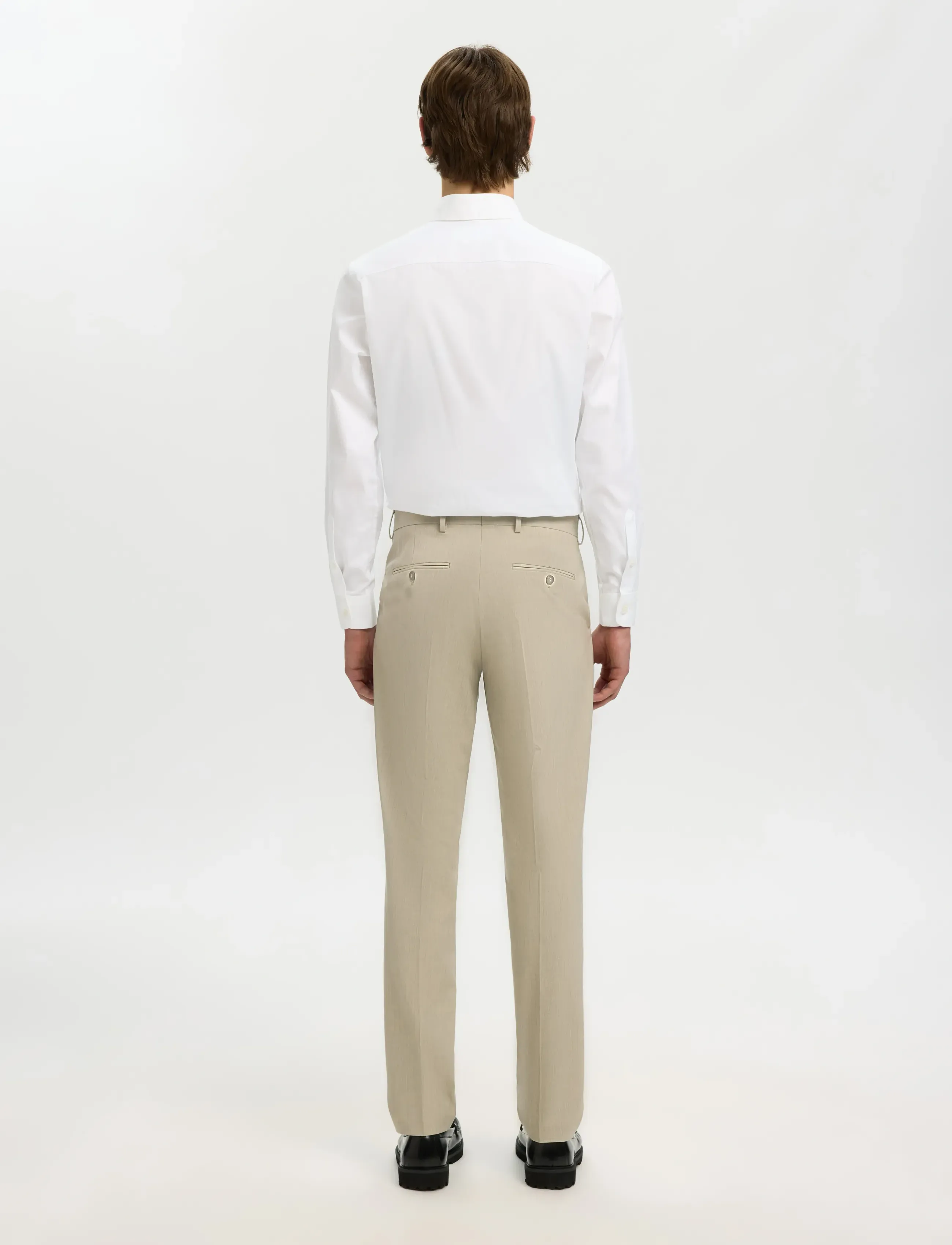 Selected - SLHSLIMETHAN SHIRT LS CLASSIC NOOS - casual overhemden - bright white - 3