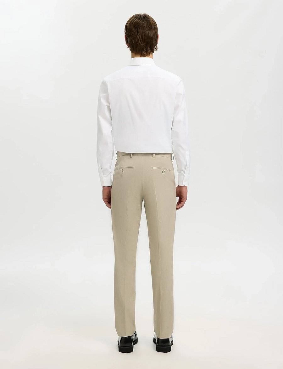Selected - SLHSLIMETHAN SHIRT LS CLASSIC NOOS - casual overhemden - bright white - 3