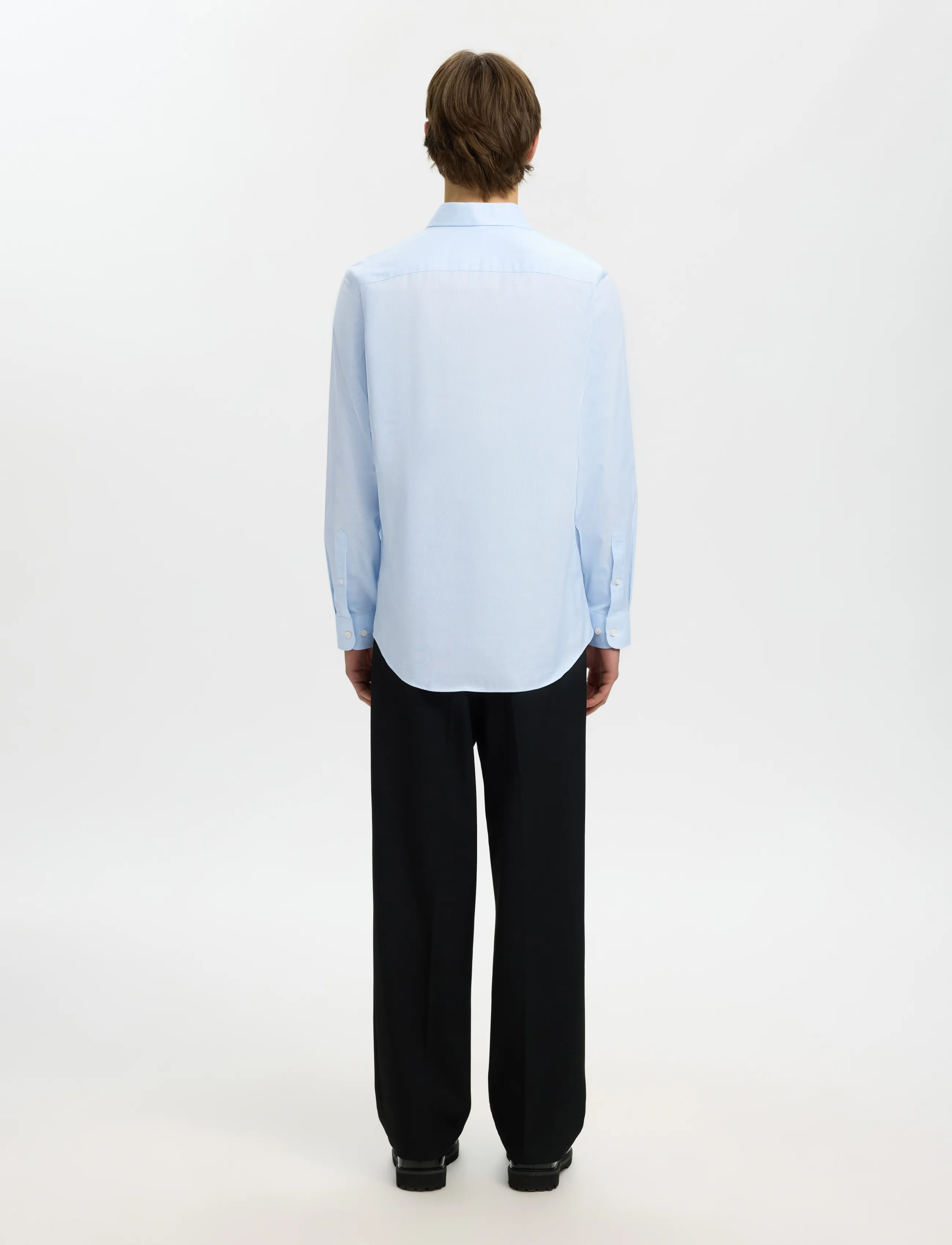 Selected - SLMSLIMFILIP ETHAN SHIRT LS CLASSIC NOOS - freizeithemden - light blue - 3