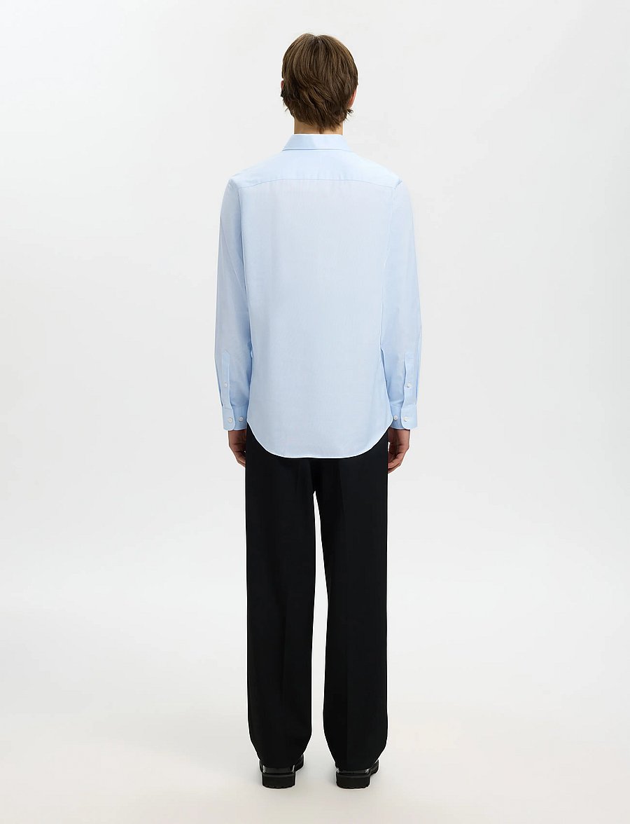 Selected - SLMSLIMFILIP ETHAN SHIRT LS CLASSIC NOOS - freizeithemden - light blue - 3
