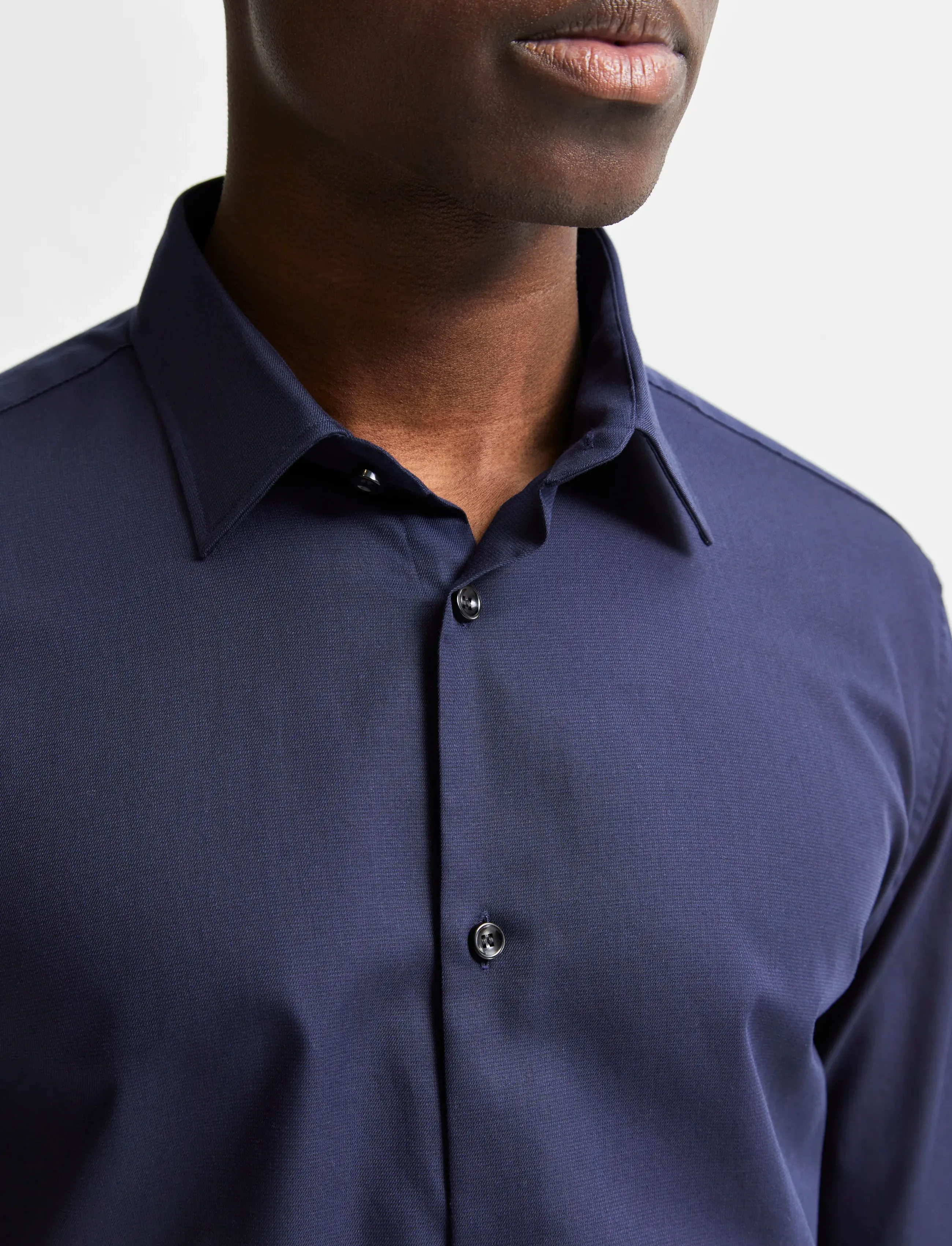 Selected - SLMSLIMFILIP ETHAN SHIRT LS CLASSIC NOOS - freizeithemden - peacoat - 4