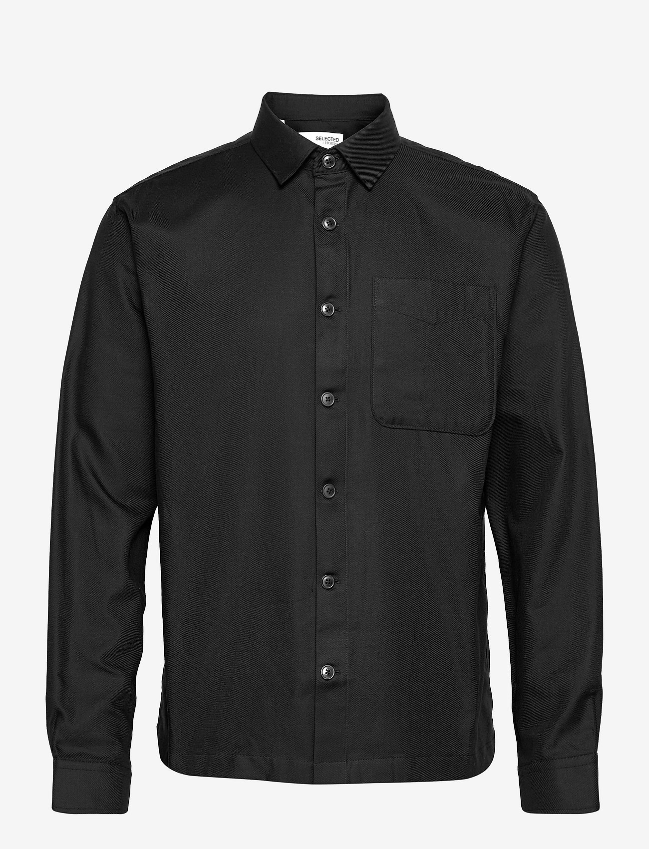 Selected Homme - SLHLOOSETREY OVERSHIRT LS G - black - 0