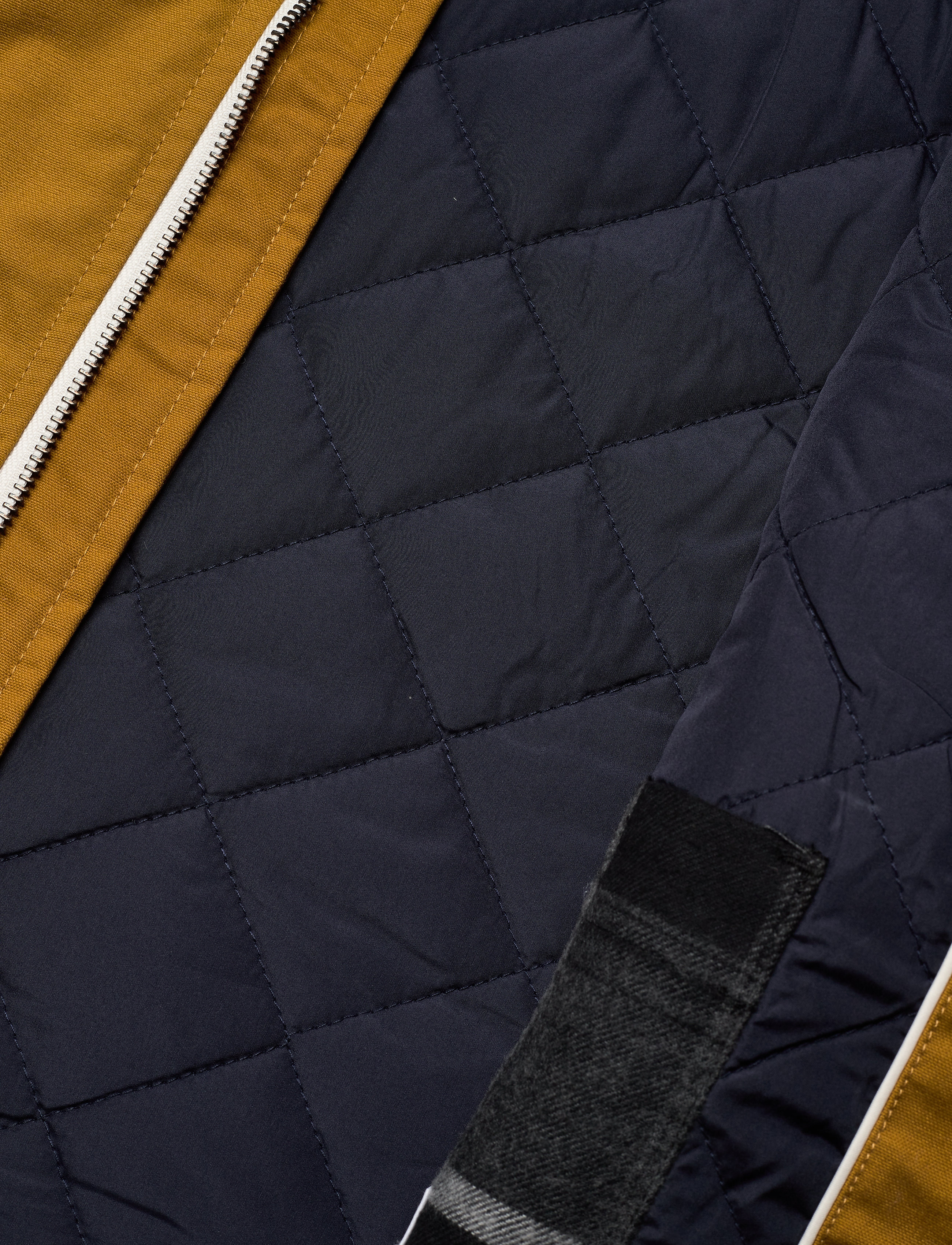 Selected - SLHBAKER PADDED COTTON JKT W - tapenade - 4