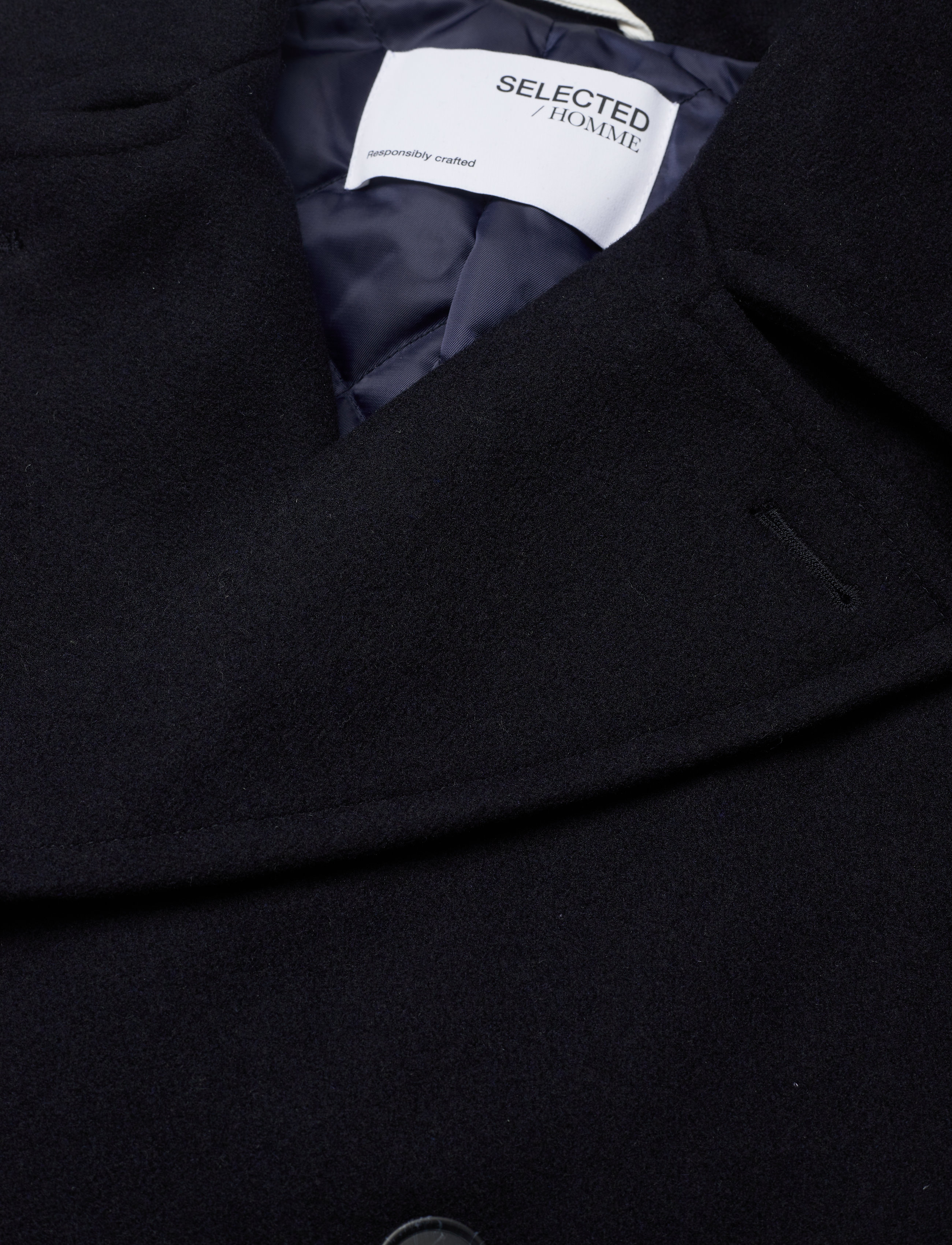 Selected - SLHNELSON PEACOAT U - sky captain - 2