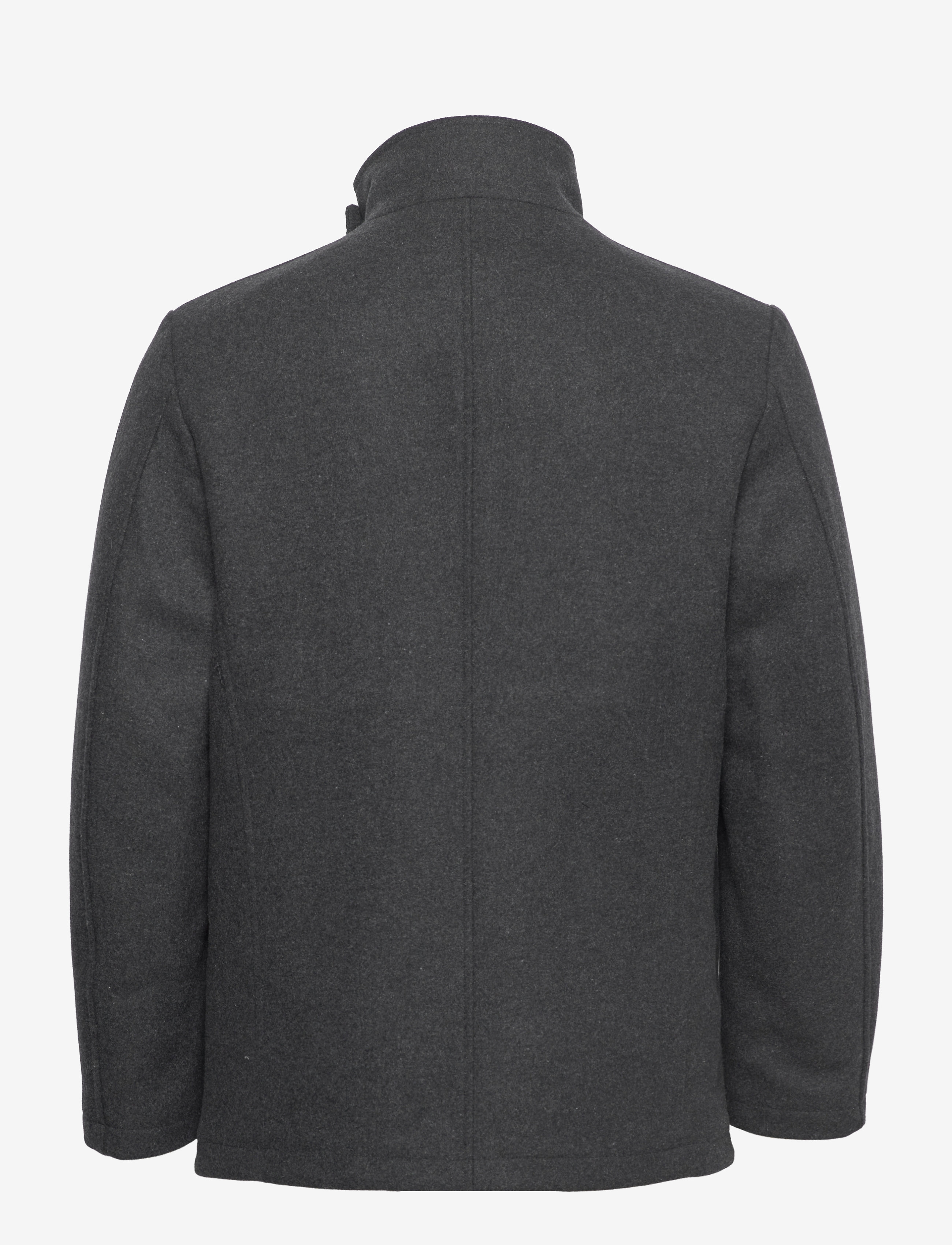 Selected Homme - SLHLEEDS WOOL  FIELD JKT  B - dark grey - 1