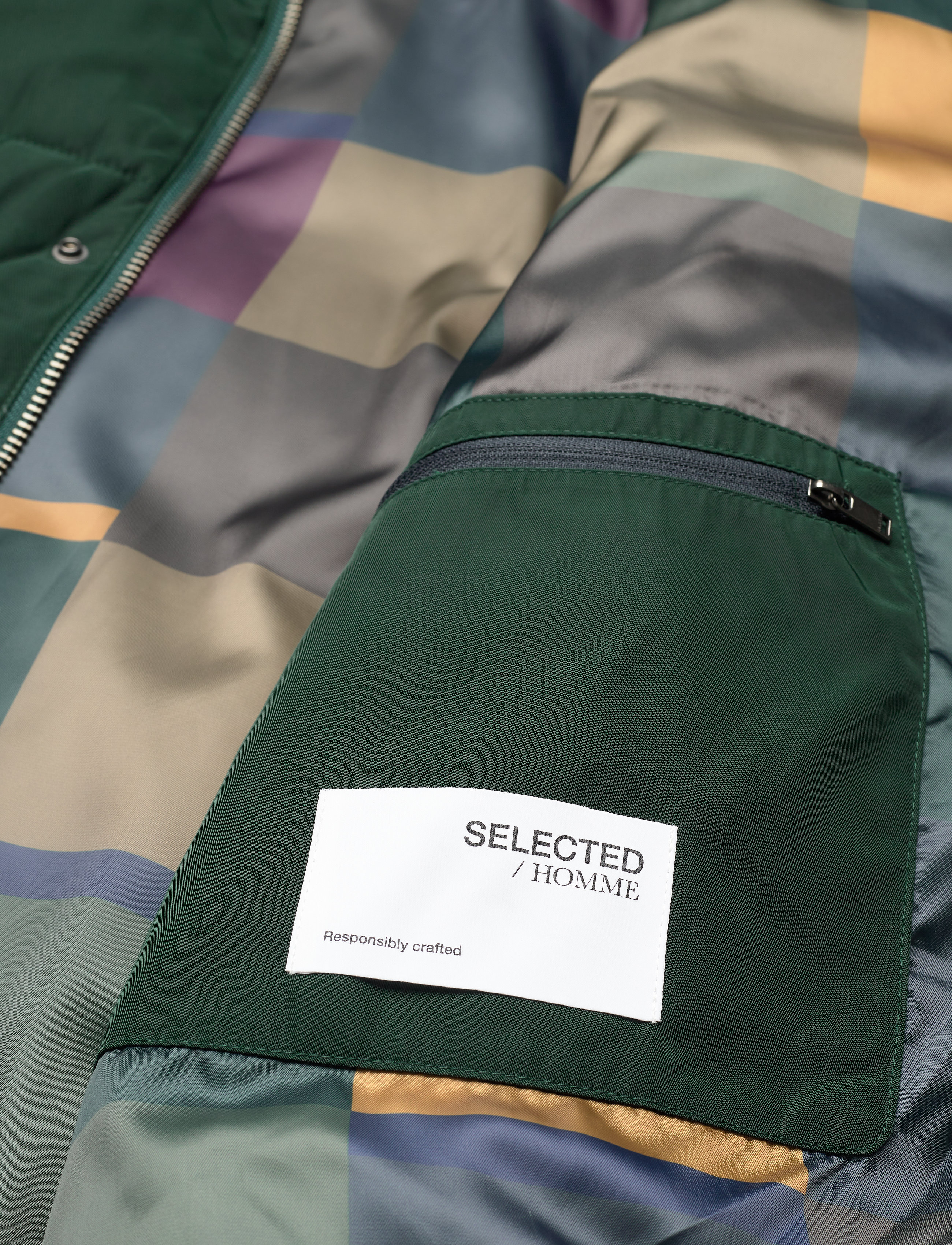Selected Homme - SLHFALKIRK PUFFER  JKT W - scarab - 4