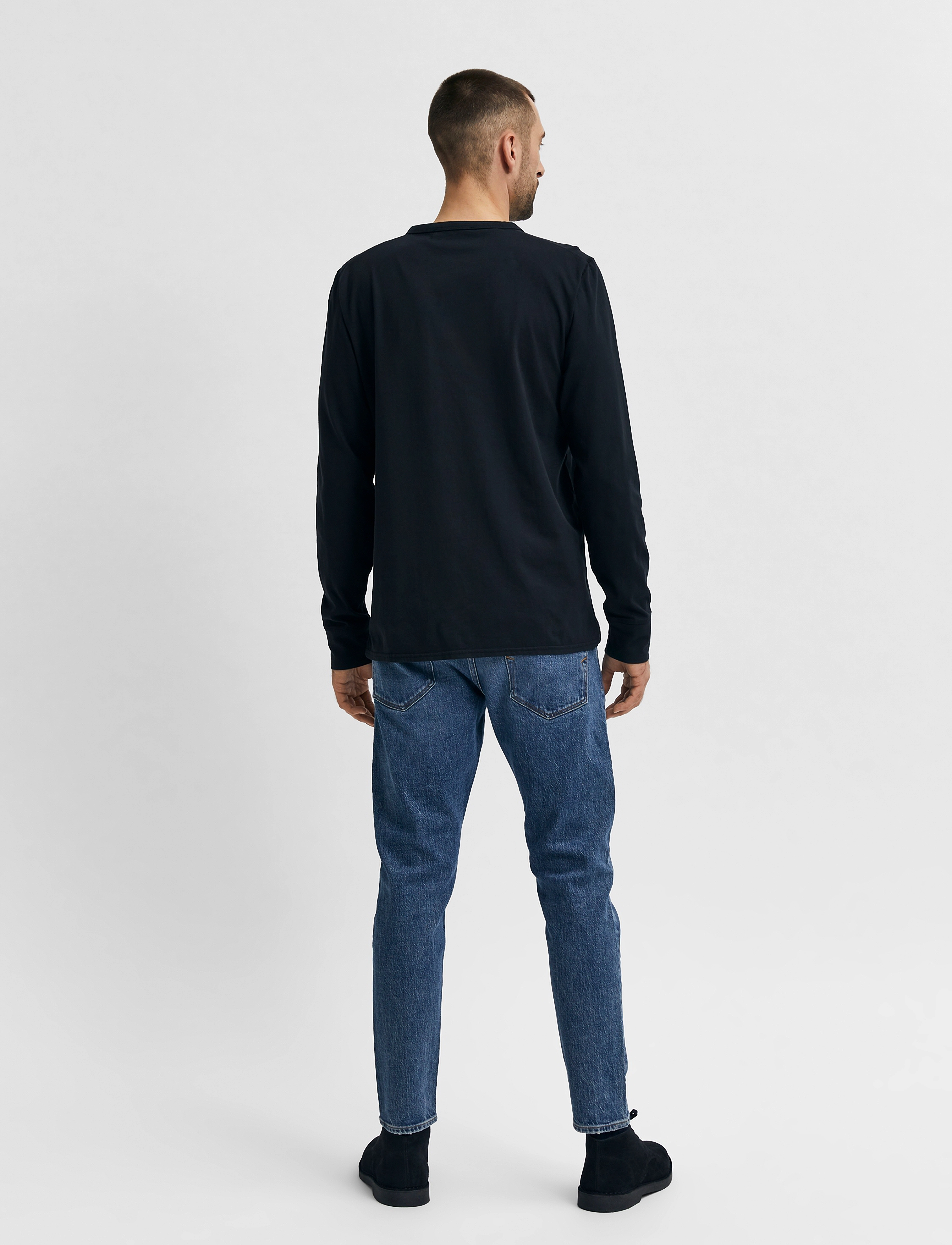 Selected - SLH172-SLIMTAPE TOBY 3070 M.B JNS NOOS - medium blue denim - 3