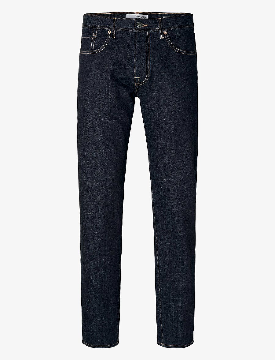 Selected - SLH175-SLIMLEON 6291 DB SUPER JNS NOOS - slim-fit jeans - dark blue denim - 1