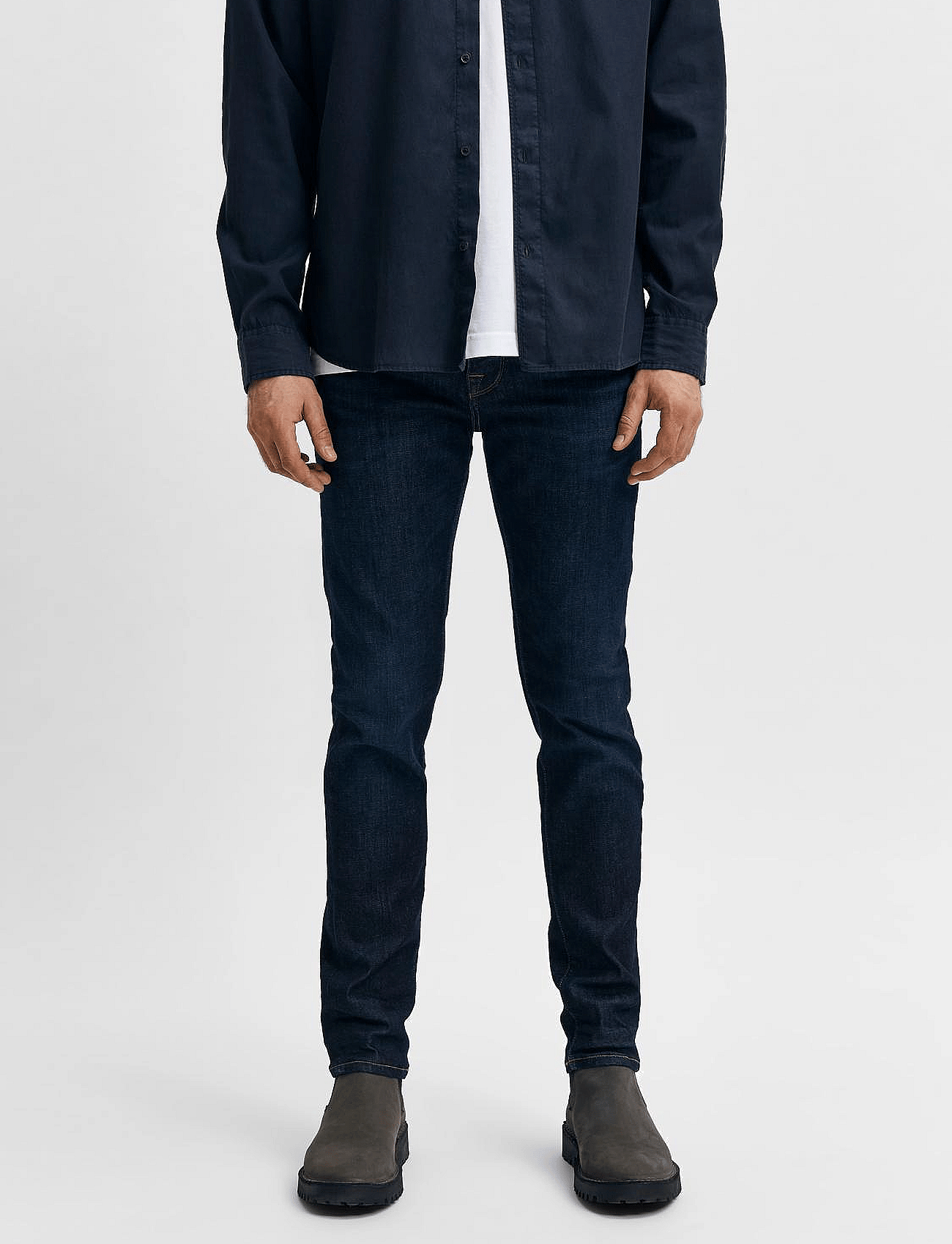 SLH175-SLIMLEON 6291 DB SUPER JNS NOOS - DARK BLUE DENIM