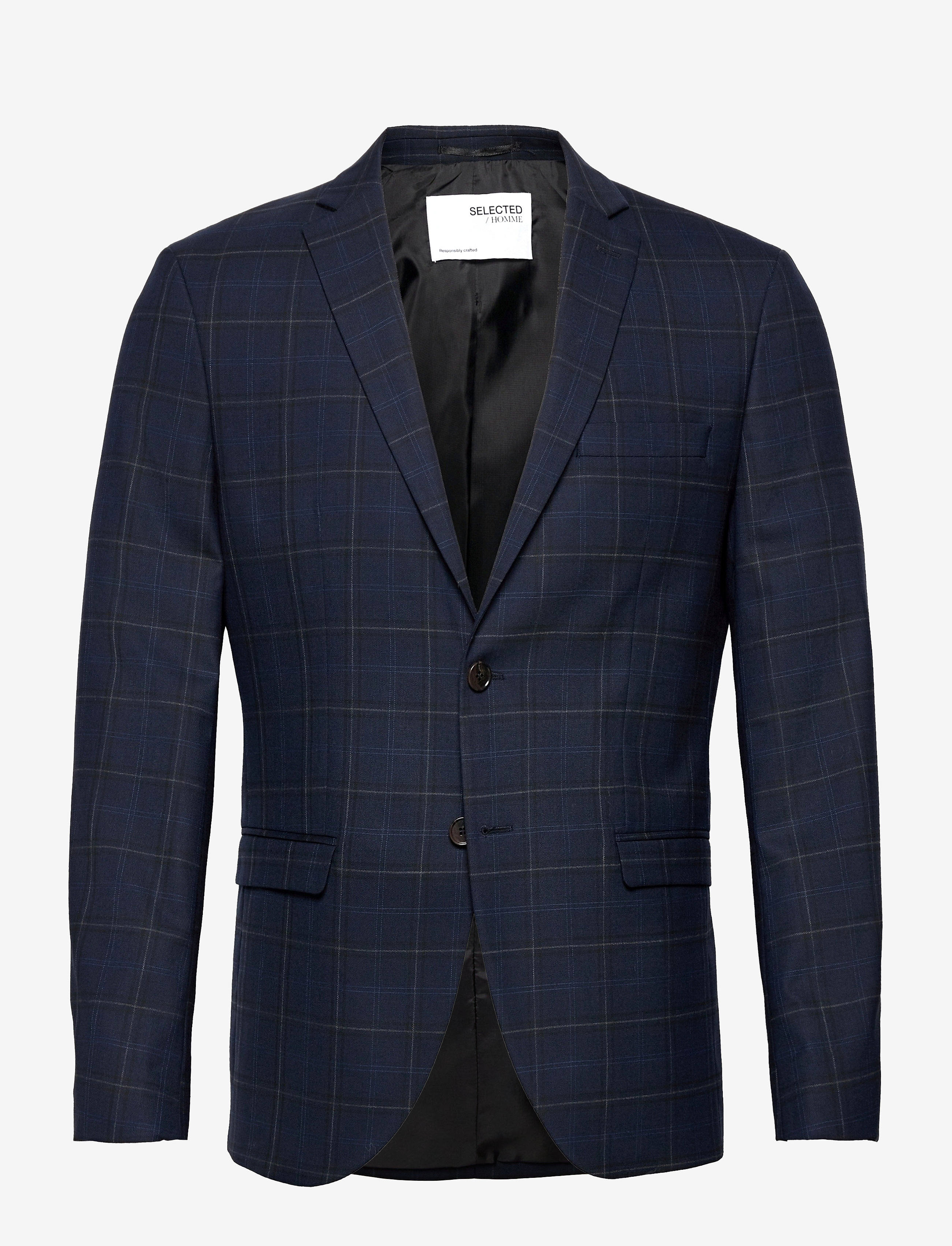 Selected - SLHSLIM-MYLOBILL DKLU GRCHKLZ - dark blue - 1