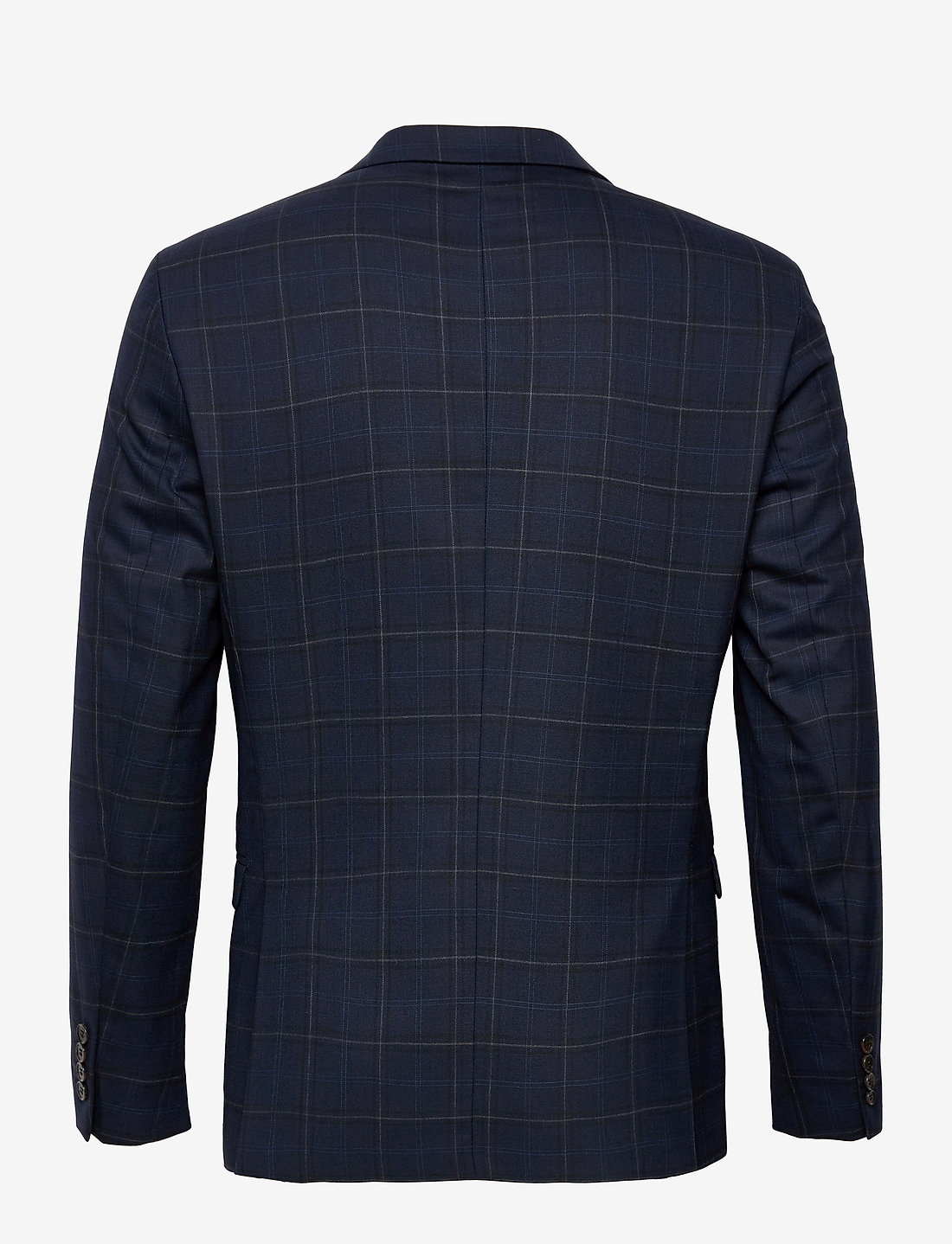 Selected - SLHSLIM-MYLOBILL DKLU GRCHKLZ - single breasted blazers - dark blue - 1