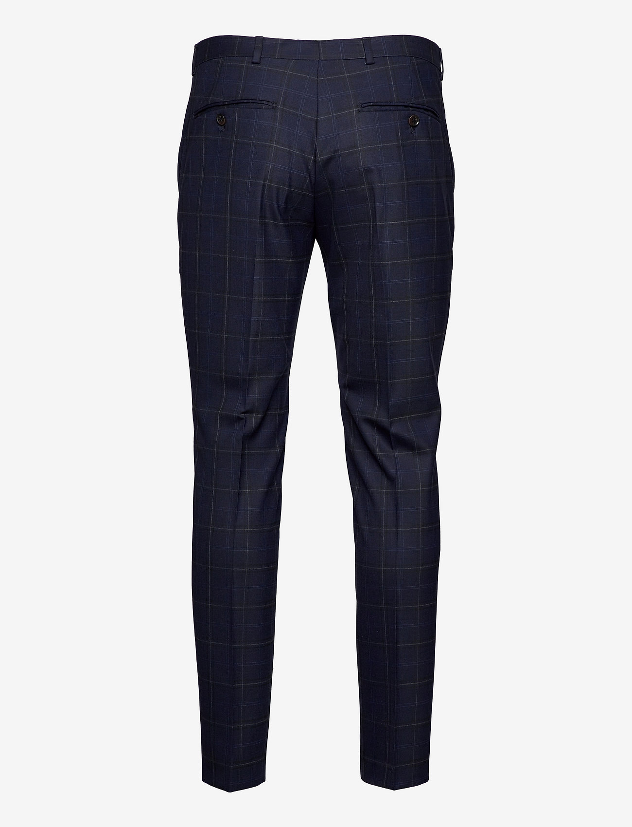 Selected Homme - SLHSLIM-MYLOBILL DKBLU GR CHK TRS - dark blue - 1