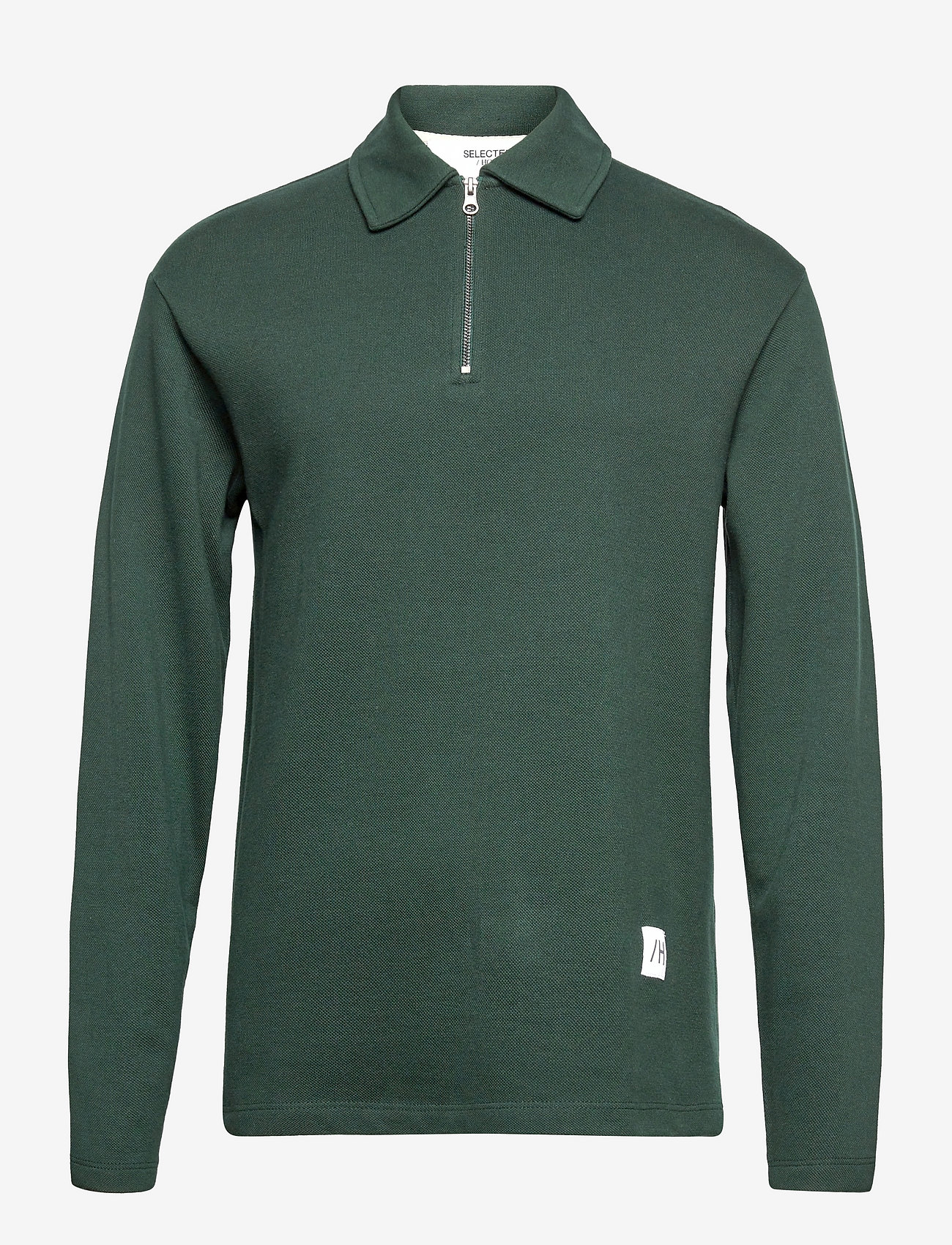 Selected Homme - SLHRELAXLEXTER LS POLO - scarab - 0