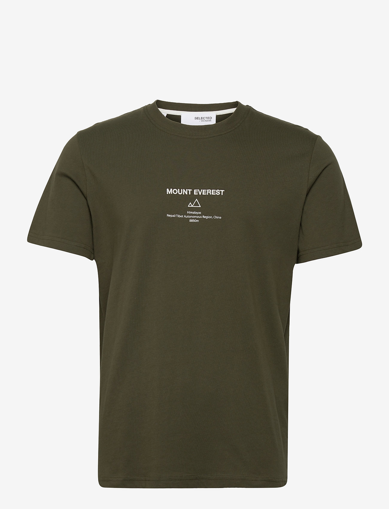 Selected Homme - SLHKODY SS O-NECK TEE M - forest night - 0