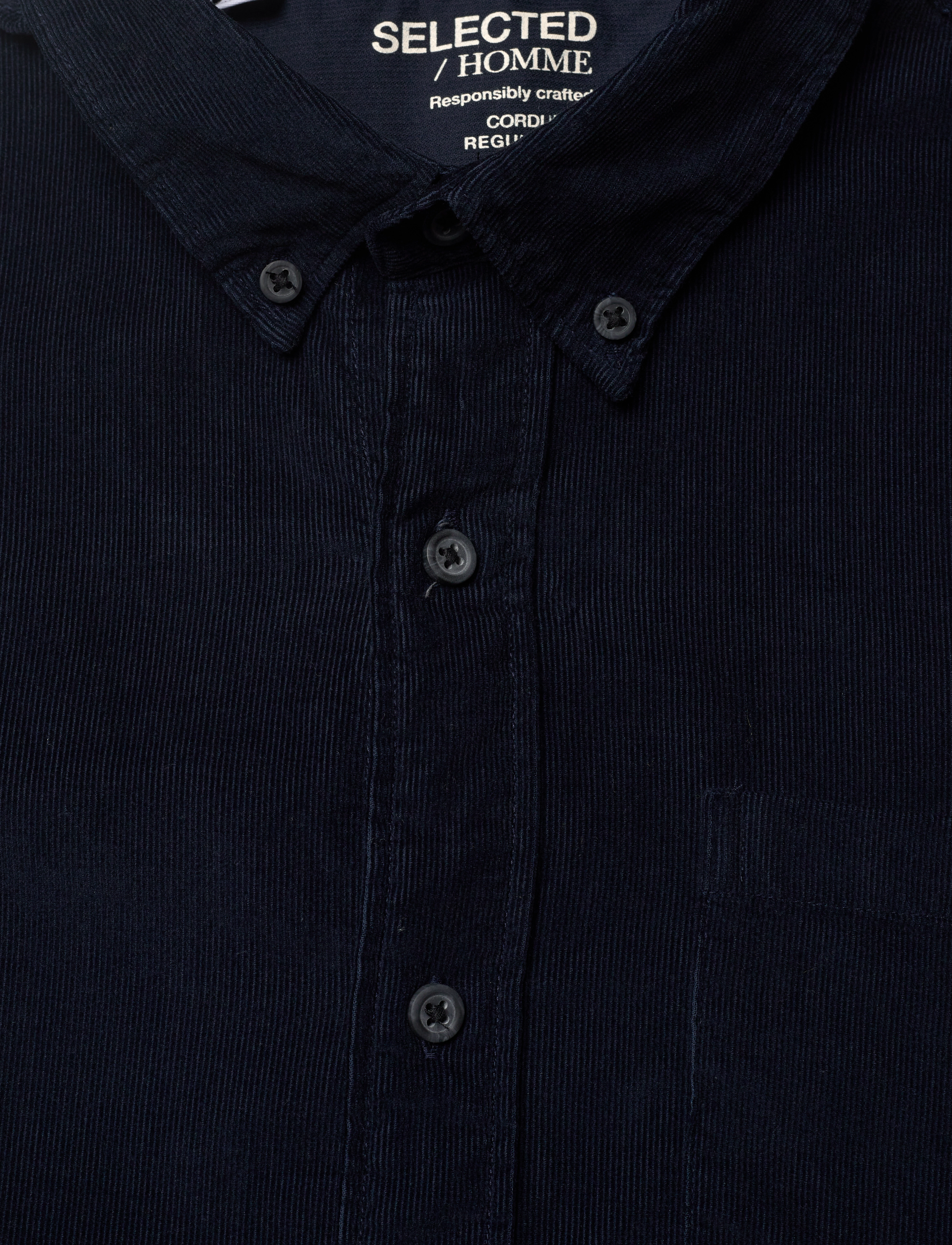 Selected Homme - SLHREGRICK-CORD SHIRT LS W - dark sapphire - 2