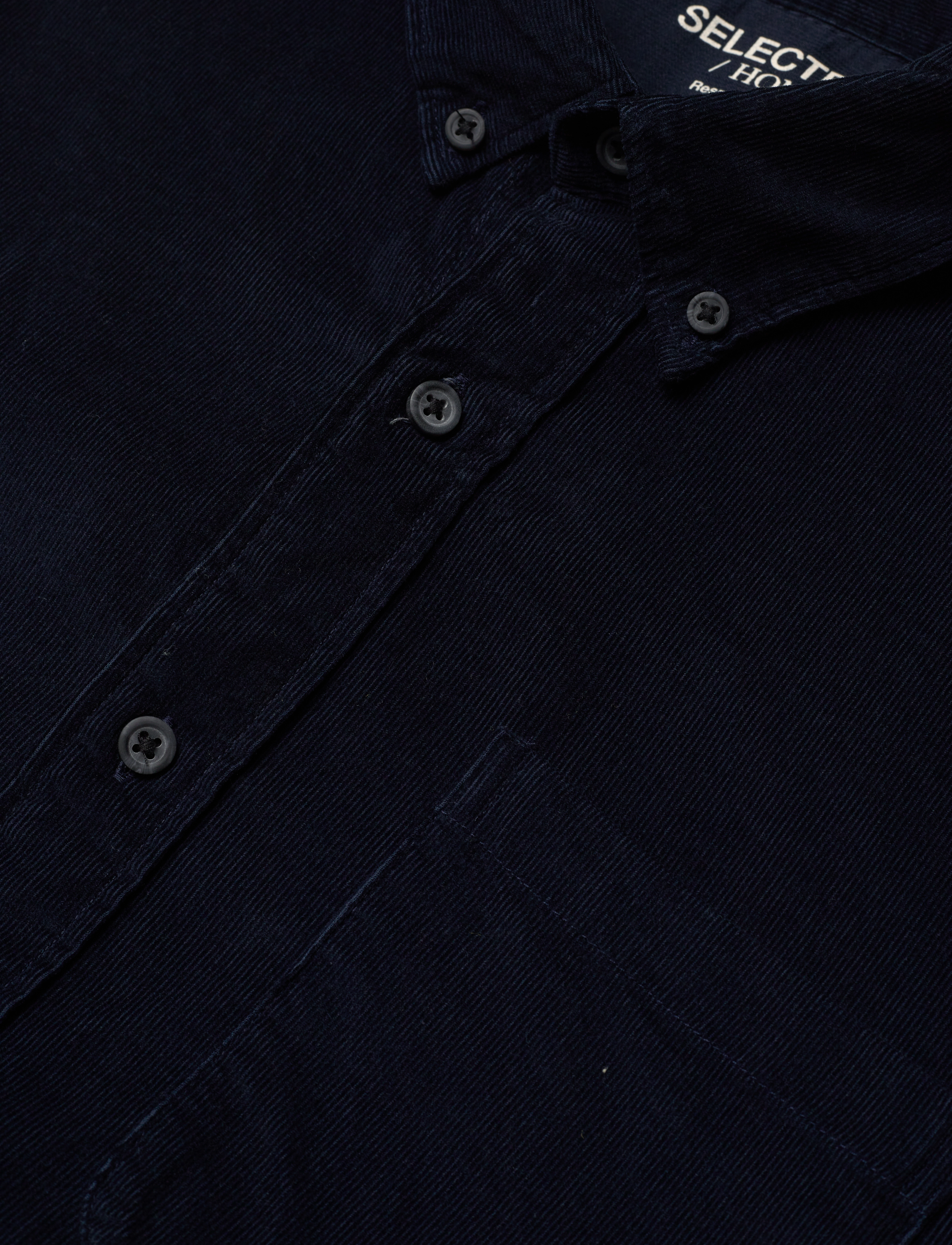 Selected Homme - SLHREGRICK-CORD SHIRT LS W - dark sapphire - 3