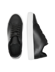 Selected Homme - SLHDAVID CHUNKY LEATHER SNEAKER NOOS O - low tops - black - 9