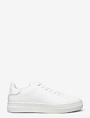 Selected Homme - SLHDAVID CHUNKY LEATHER SNEAKER NOOS O - lave sneakers - white - 1