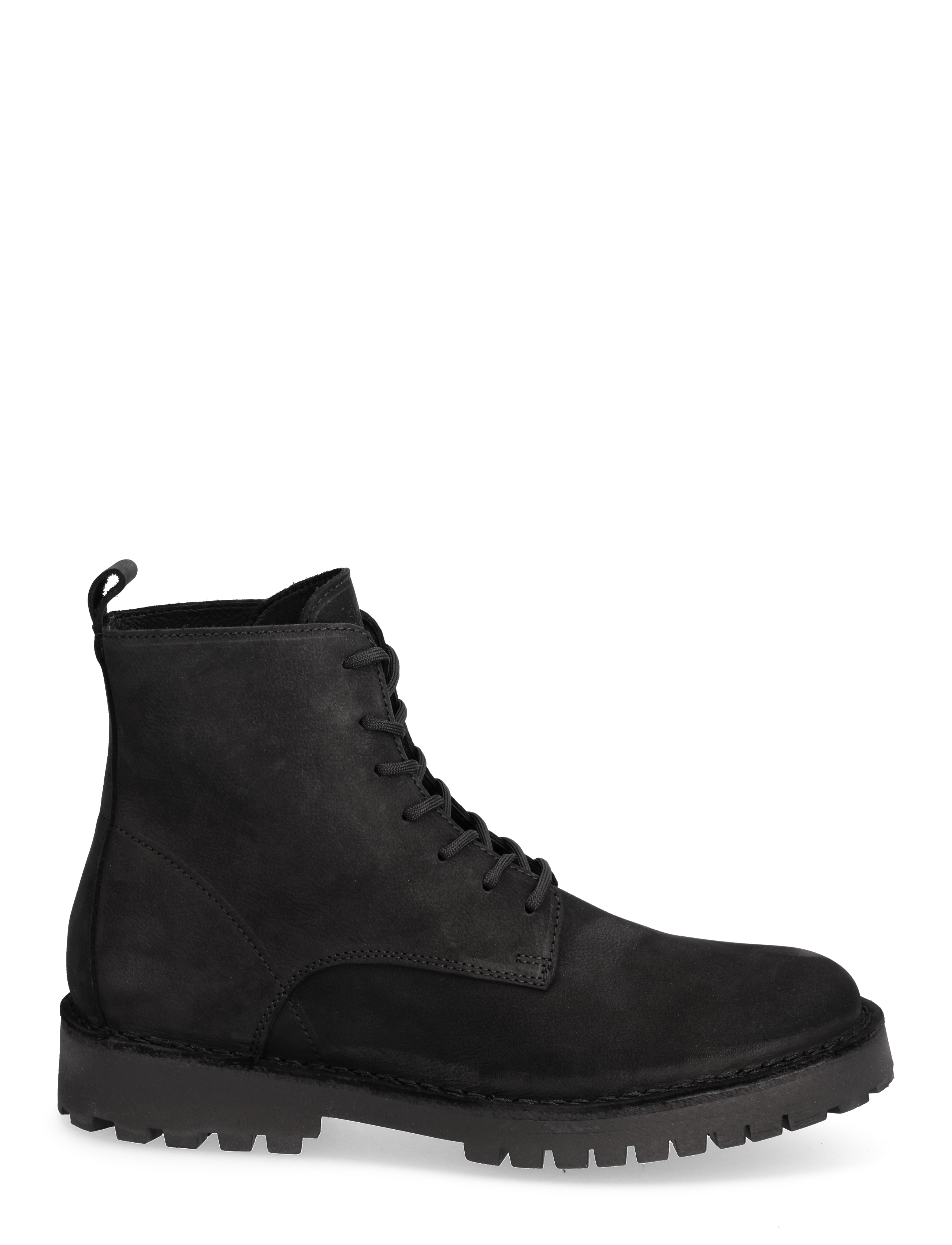 Selected Homme - SLHRICKY NUBUCK LACE-UP BOOT B - black - 1