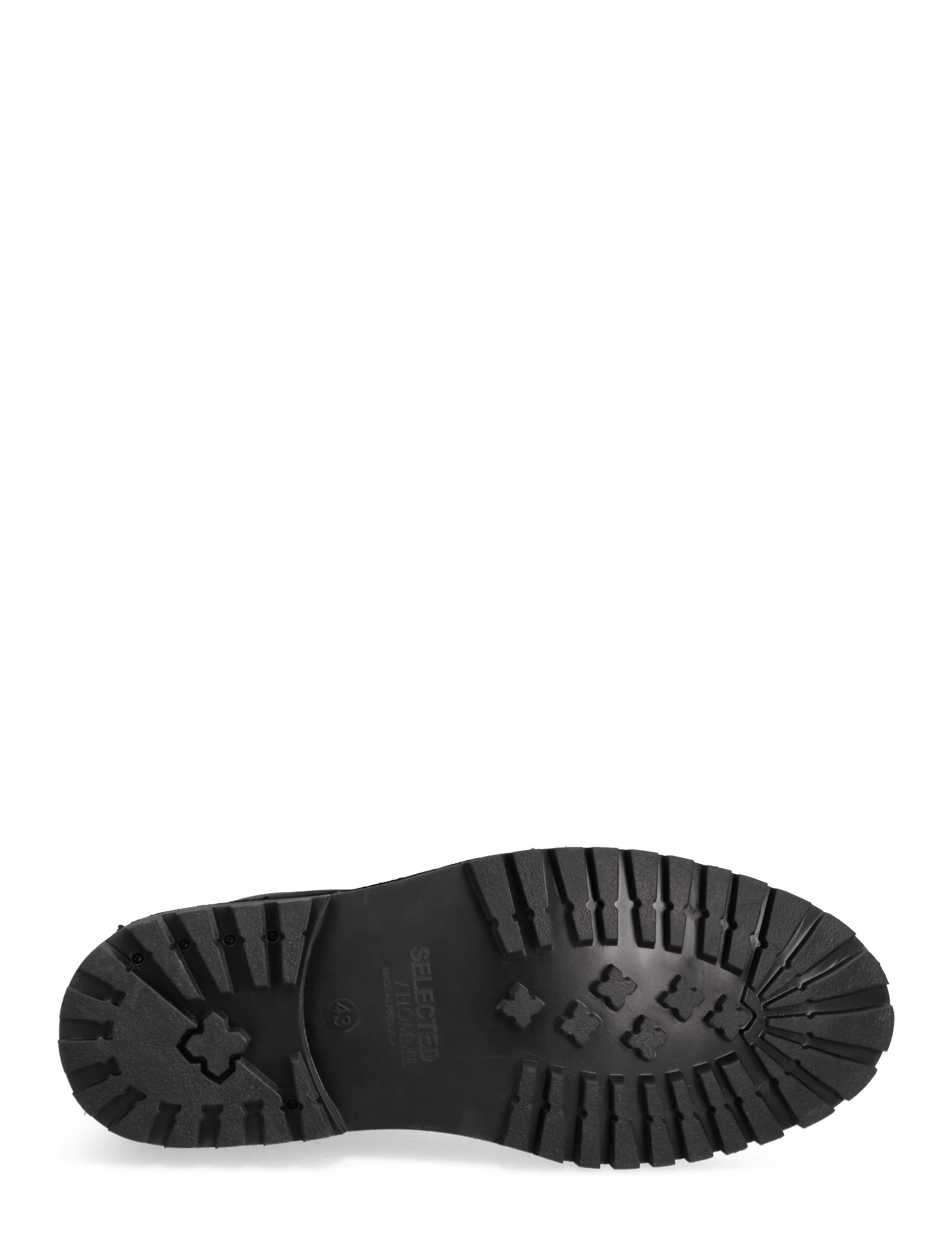 Selected Homme - SLHRICKY NUBUCK LACE-UP BOOT B - black - 4