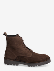 Selected Homme - SLHRICKY NUBUCK LACE-UP BOOT B - schnürschuhe - demitasse - 1