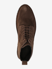 Selected Homme - SLHRICKY NUBUCK LACE-UP BOOT B - kängor med snörning - demitasse - 3