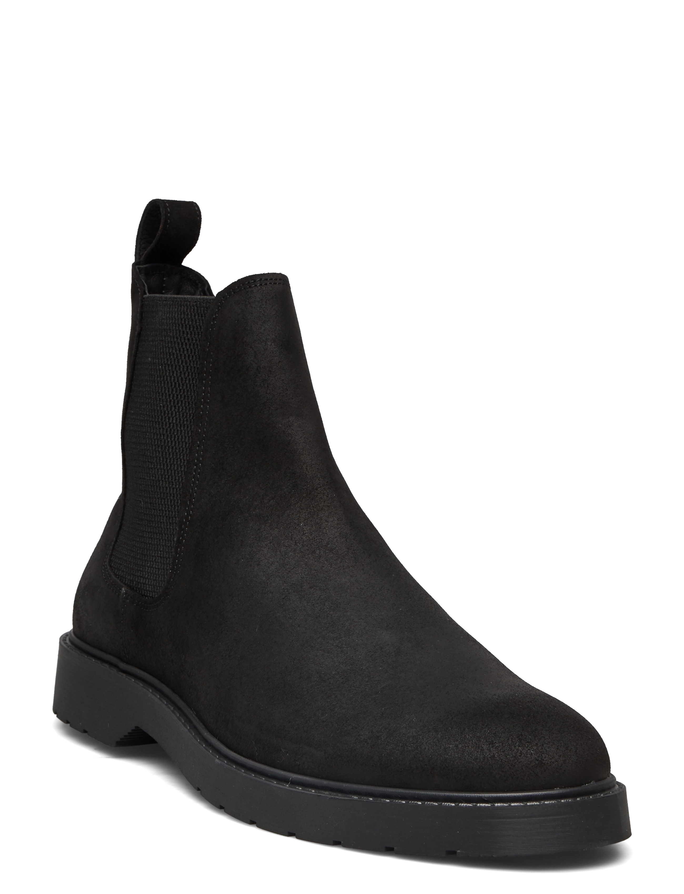 Selected SLHTIM SUEDE CHELSEA BOOT B - Boots - BLACK / black