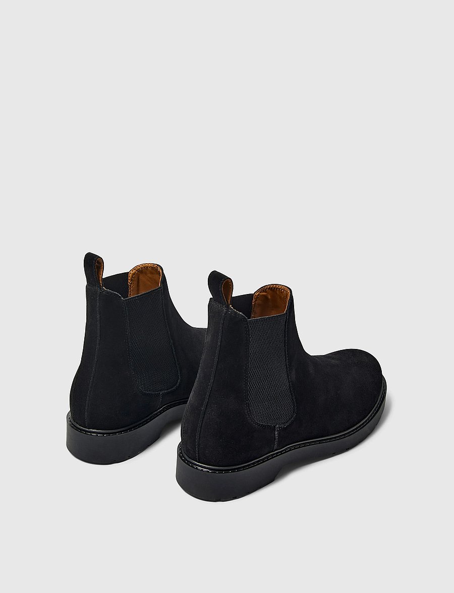 Selected - SLHTIM SUEDE CHELSEA BOOT - chelsea-saapad - black - 0
